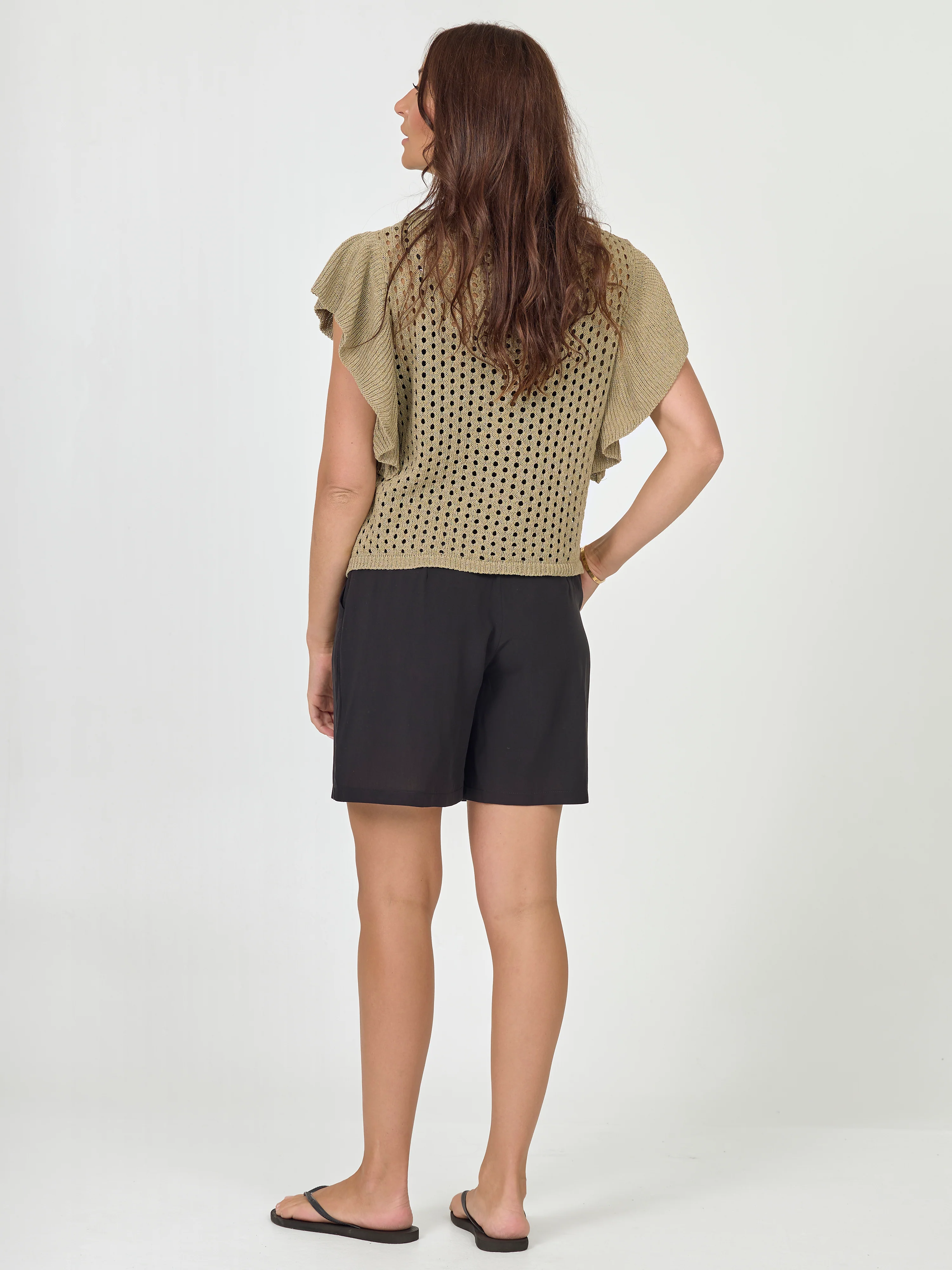 AIDA knit blouse - Army - Image 4