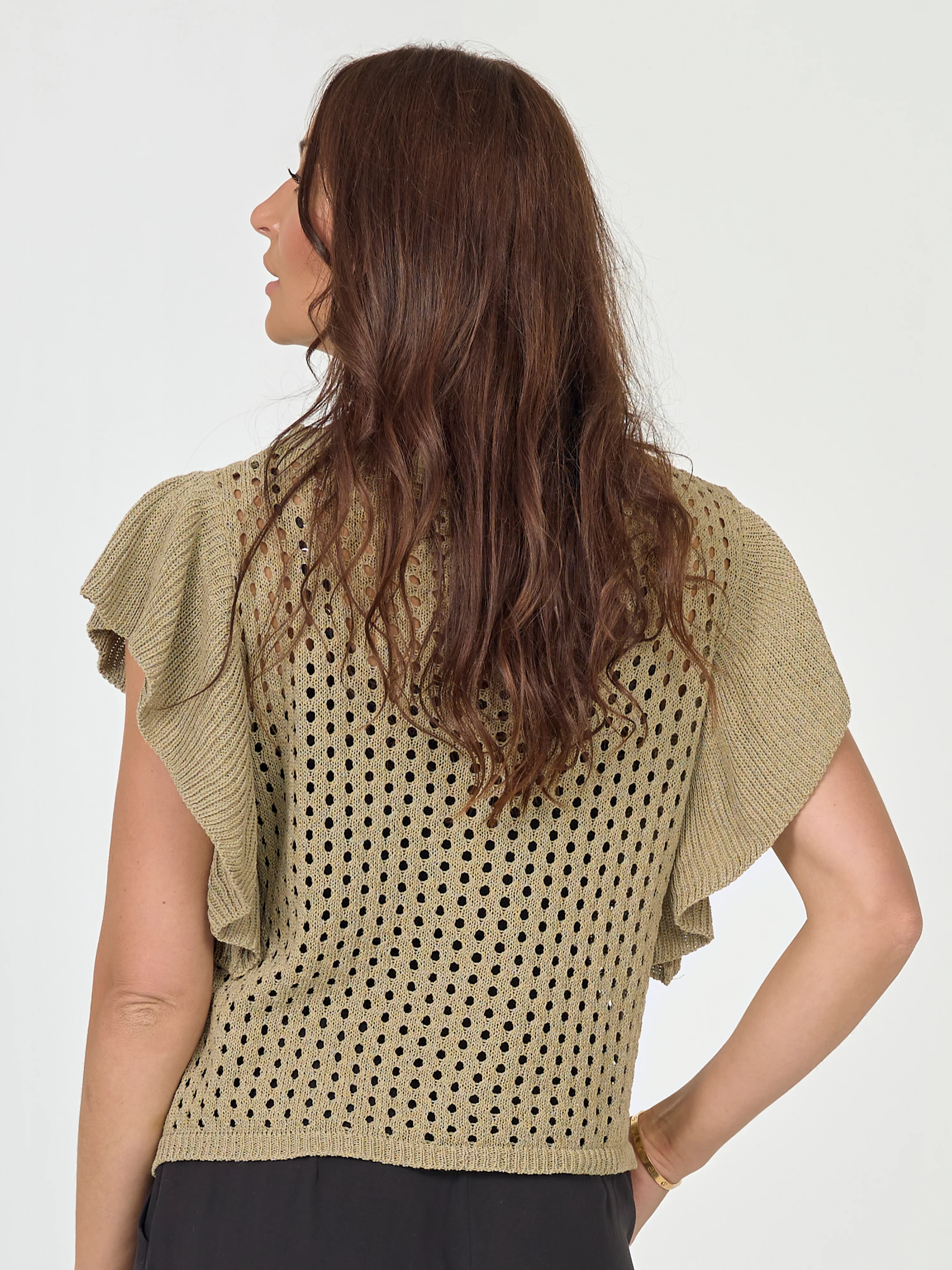 AIDA knit blouse - Army - Image 5