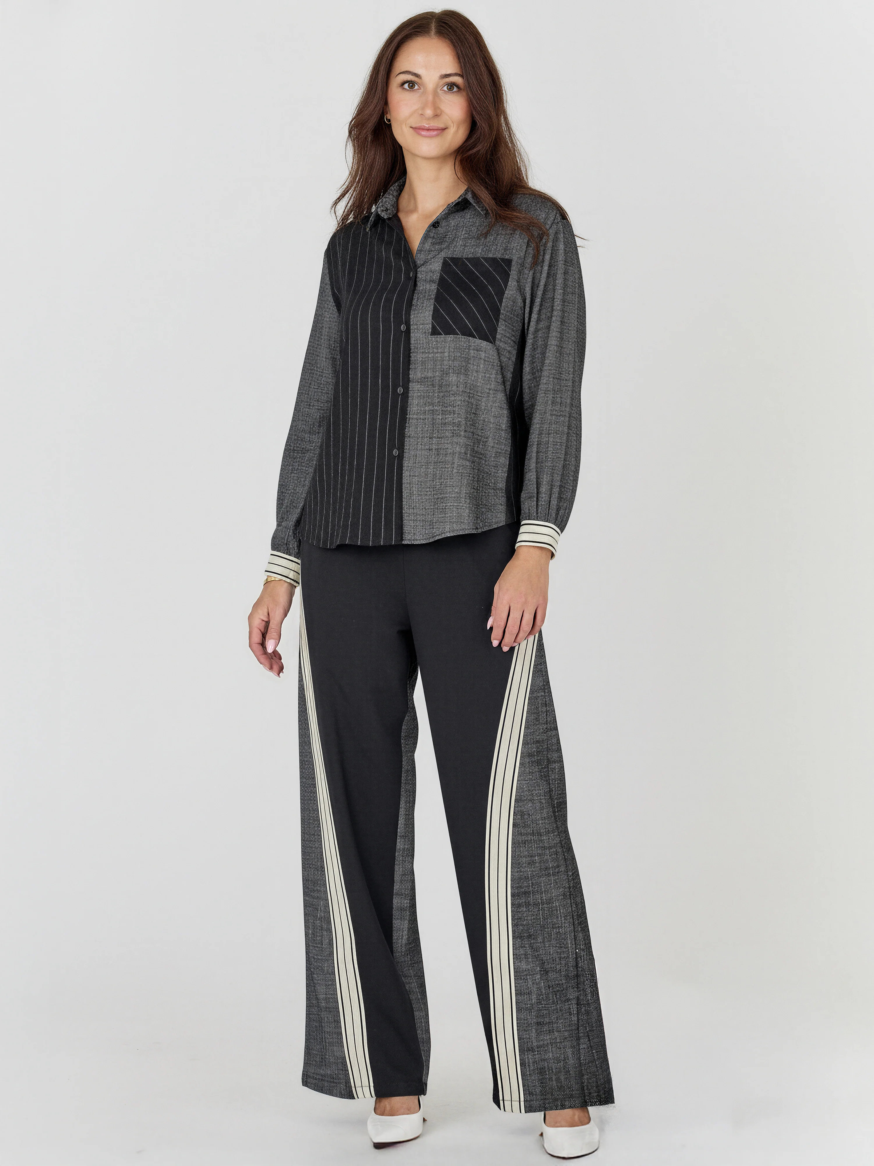 ABINA Shirt - Black mix - Image 3