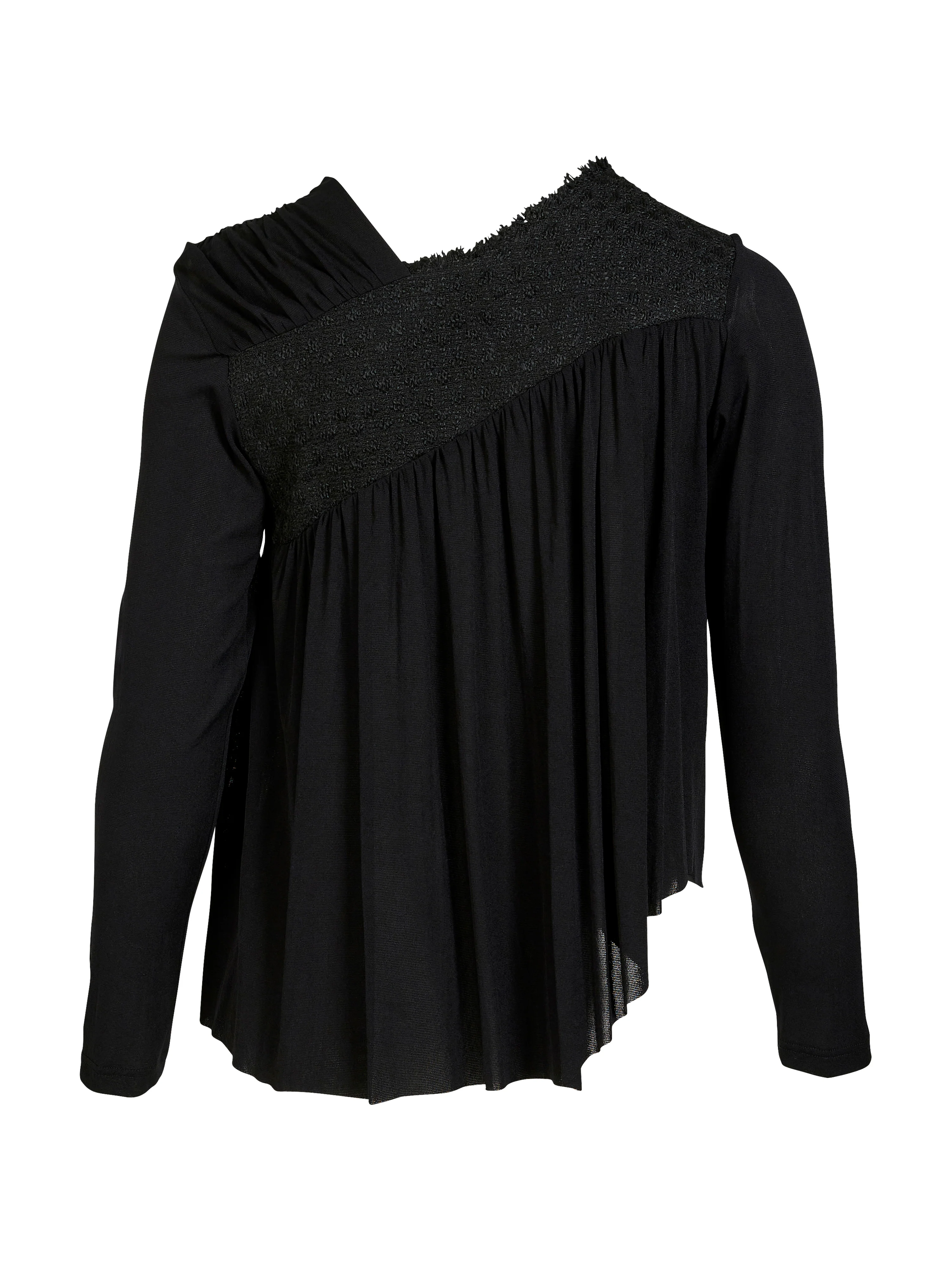 BETH zip blouse - Black - Image 7