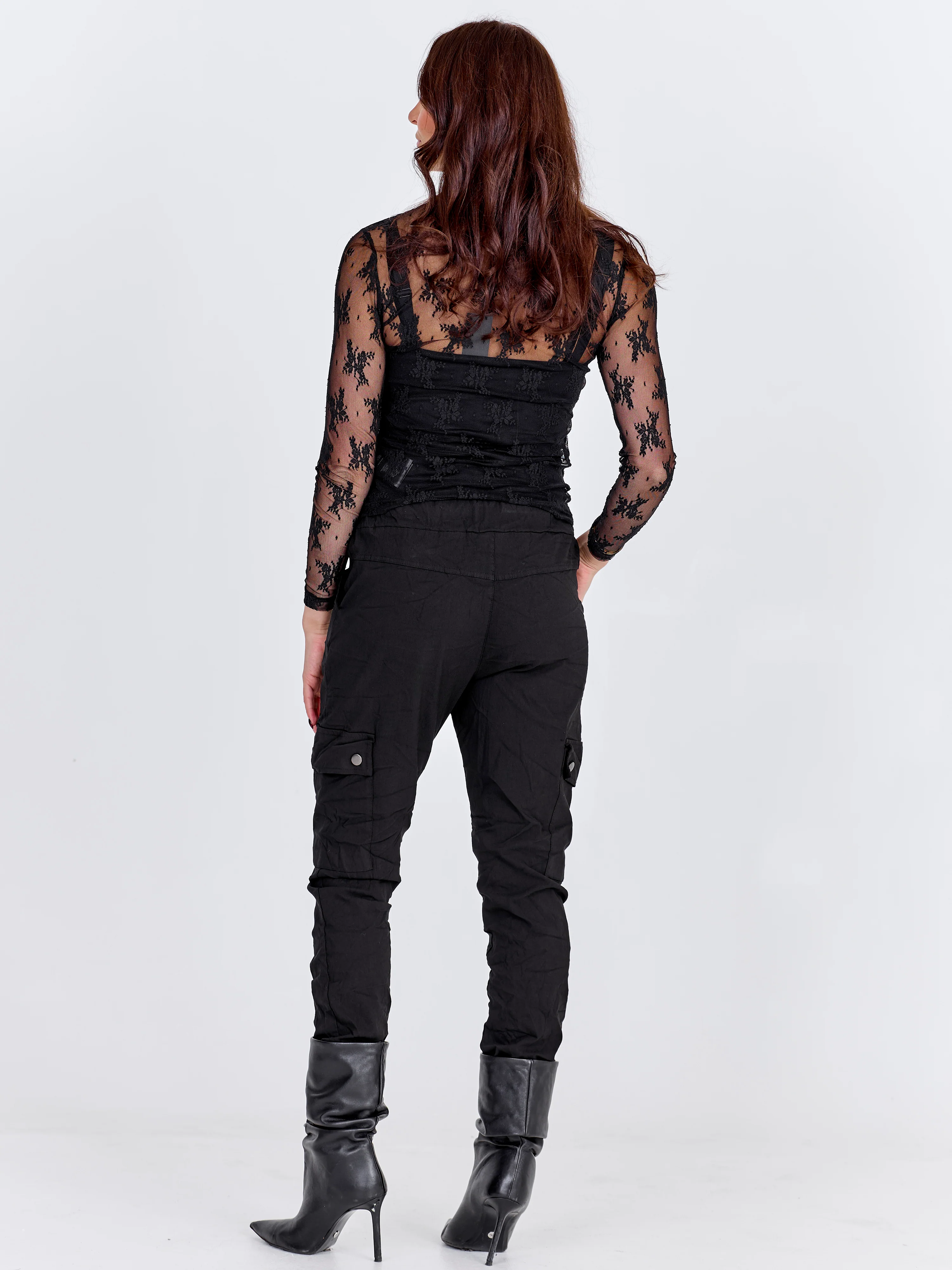 CHERIESE Mesh Top - Black - Image 6