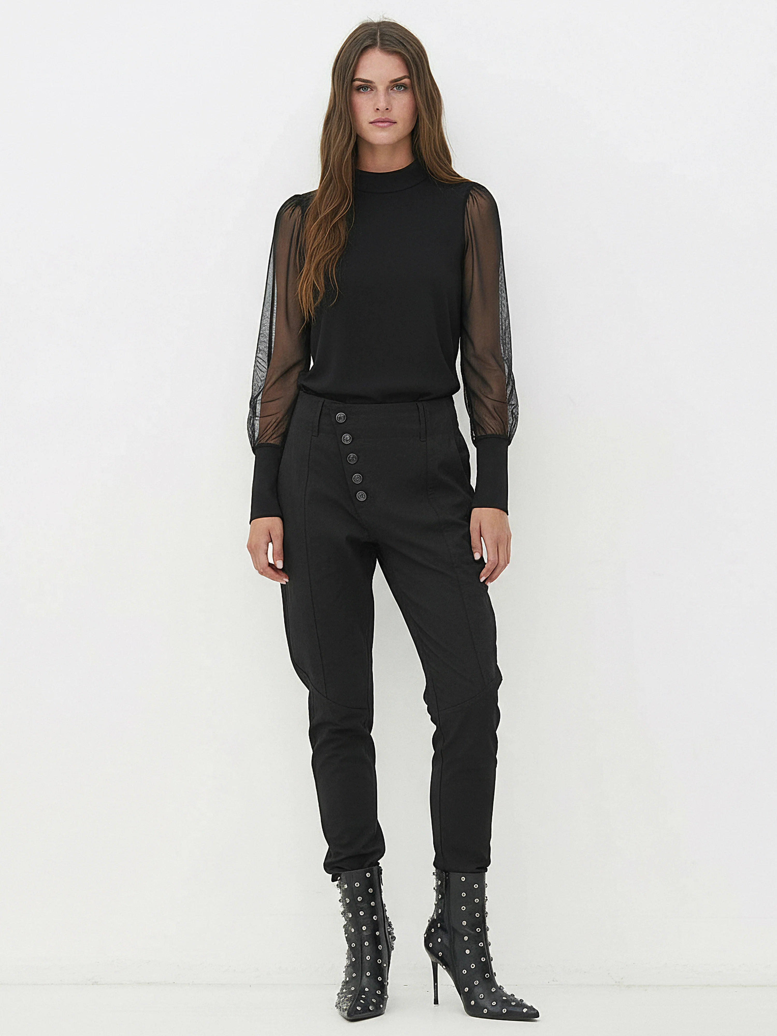 SAFINA Blouse - Black - Image 3