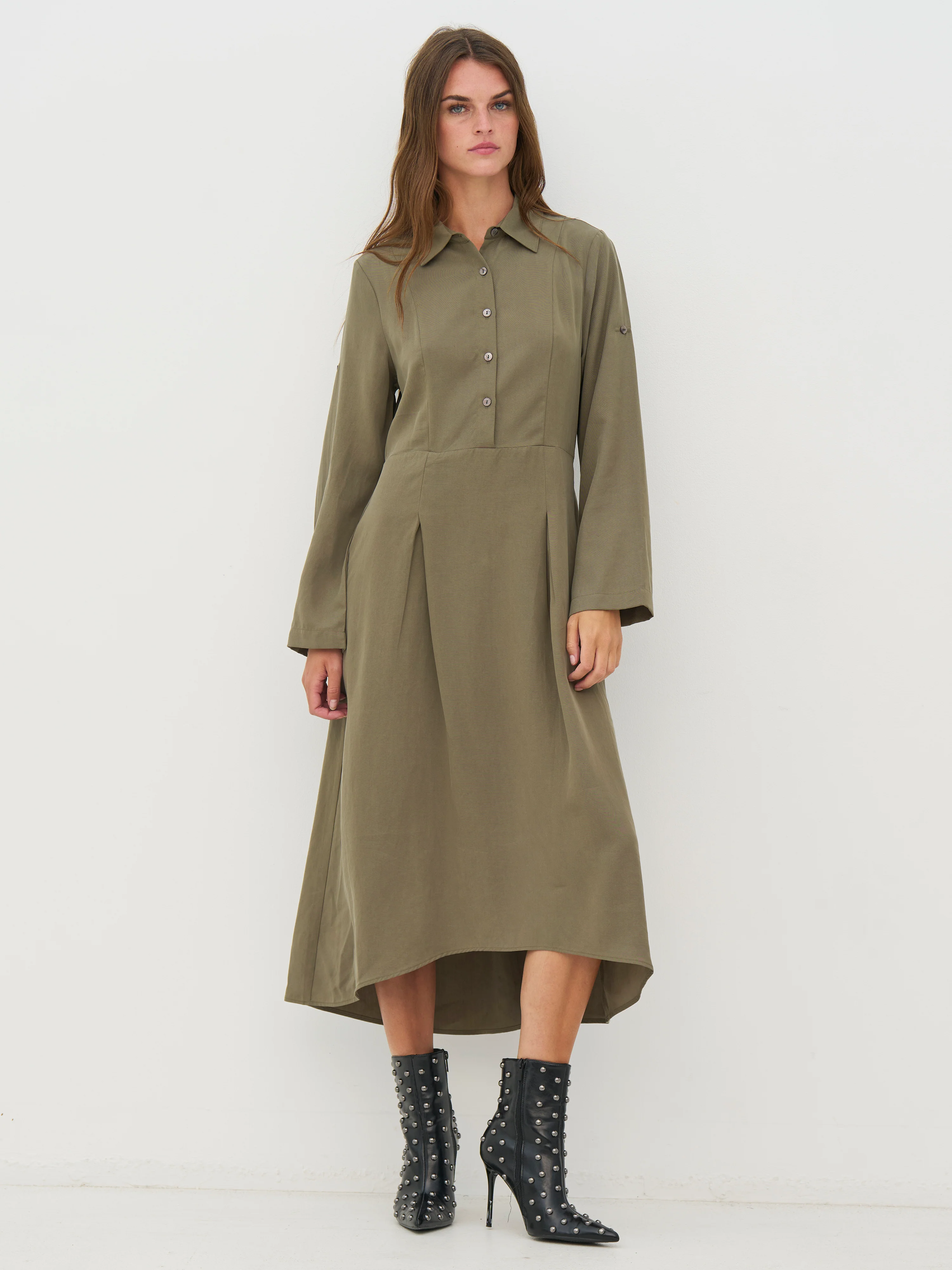 CECILIA Dress - Army - Image 2