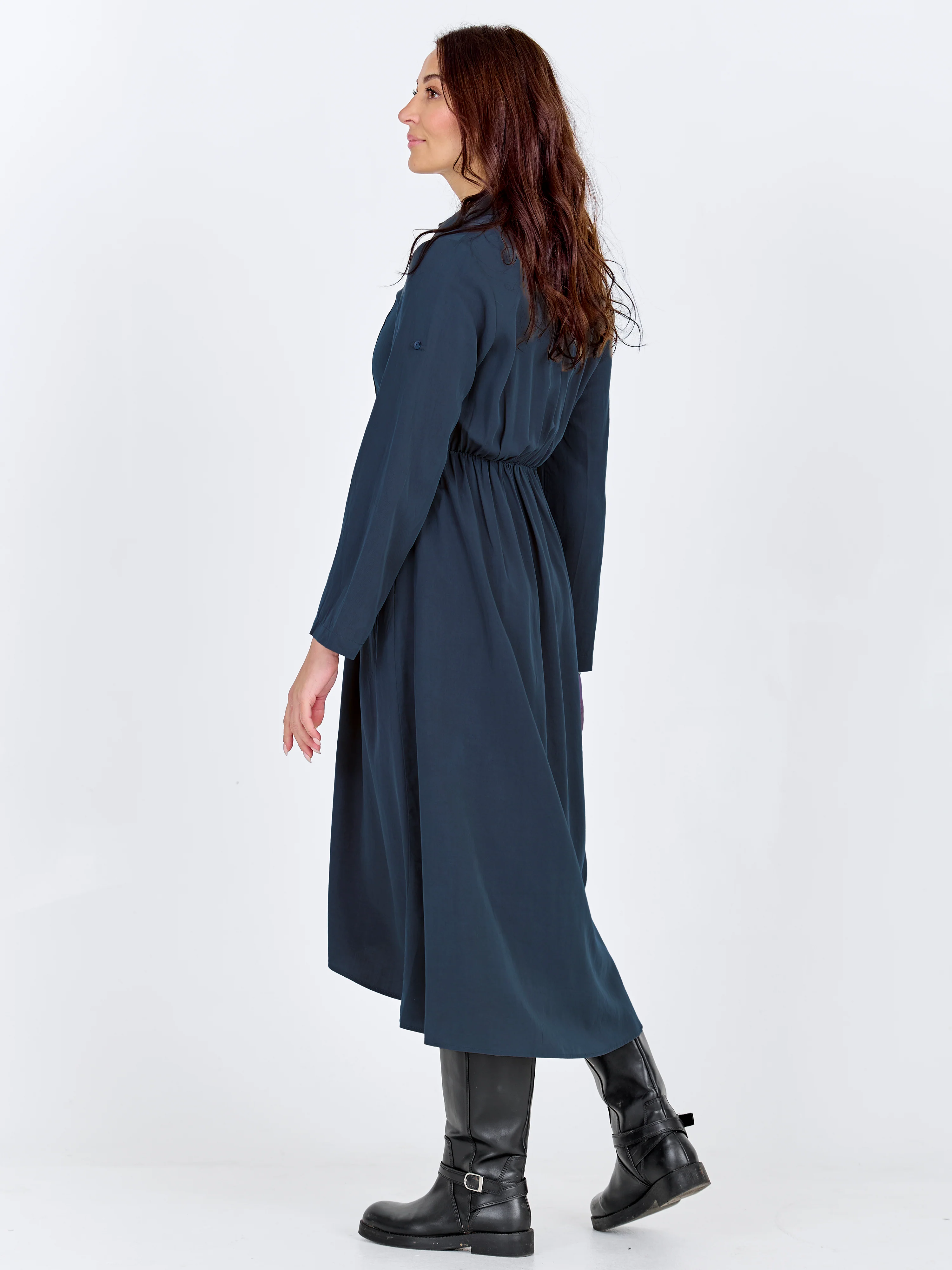 CECILIA Dress - Midnight Blue - Image 4