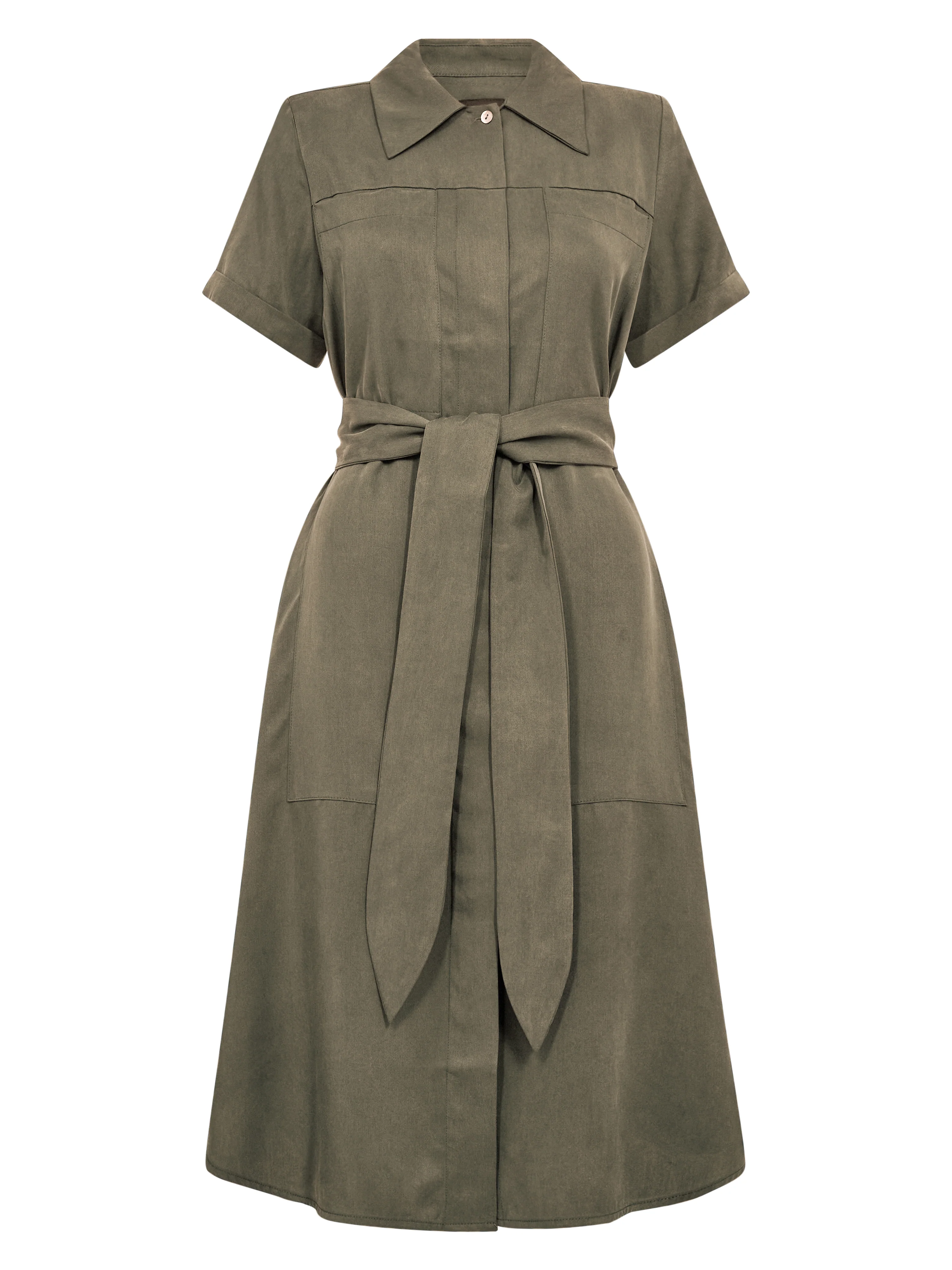 CECILIA Dress - Army