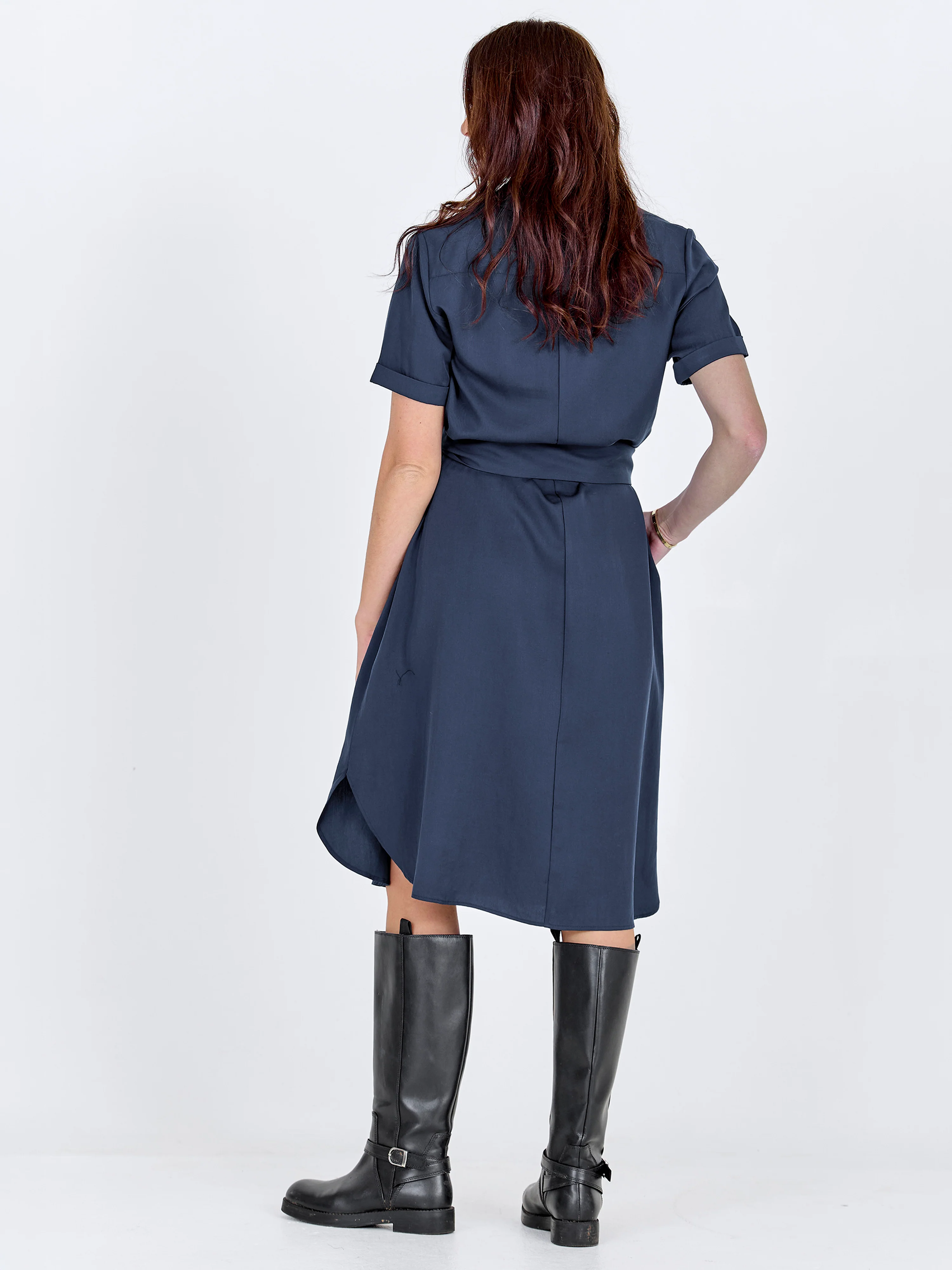CECILIA Dress - Midnight Blue - Image 5