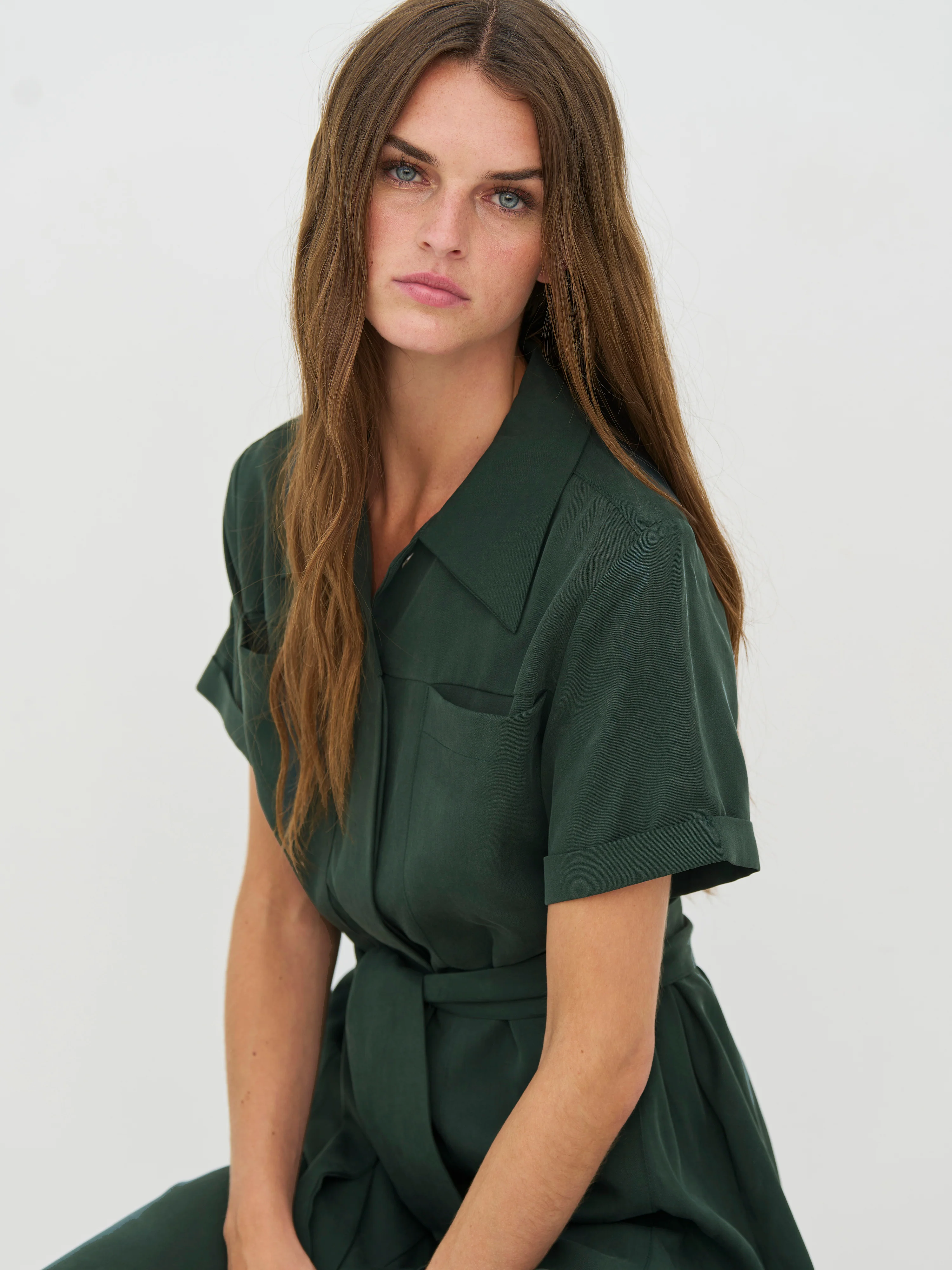 CECILIA Dress - Petrol - Image 4