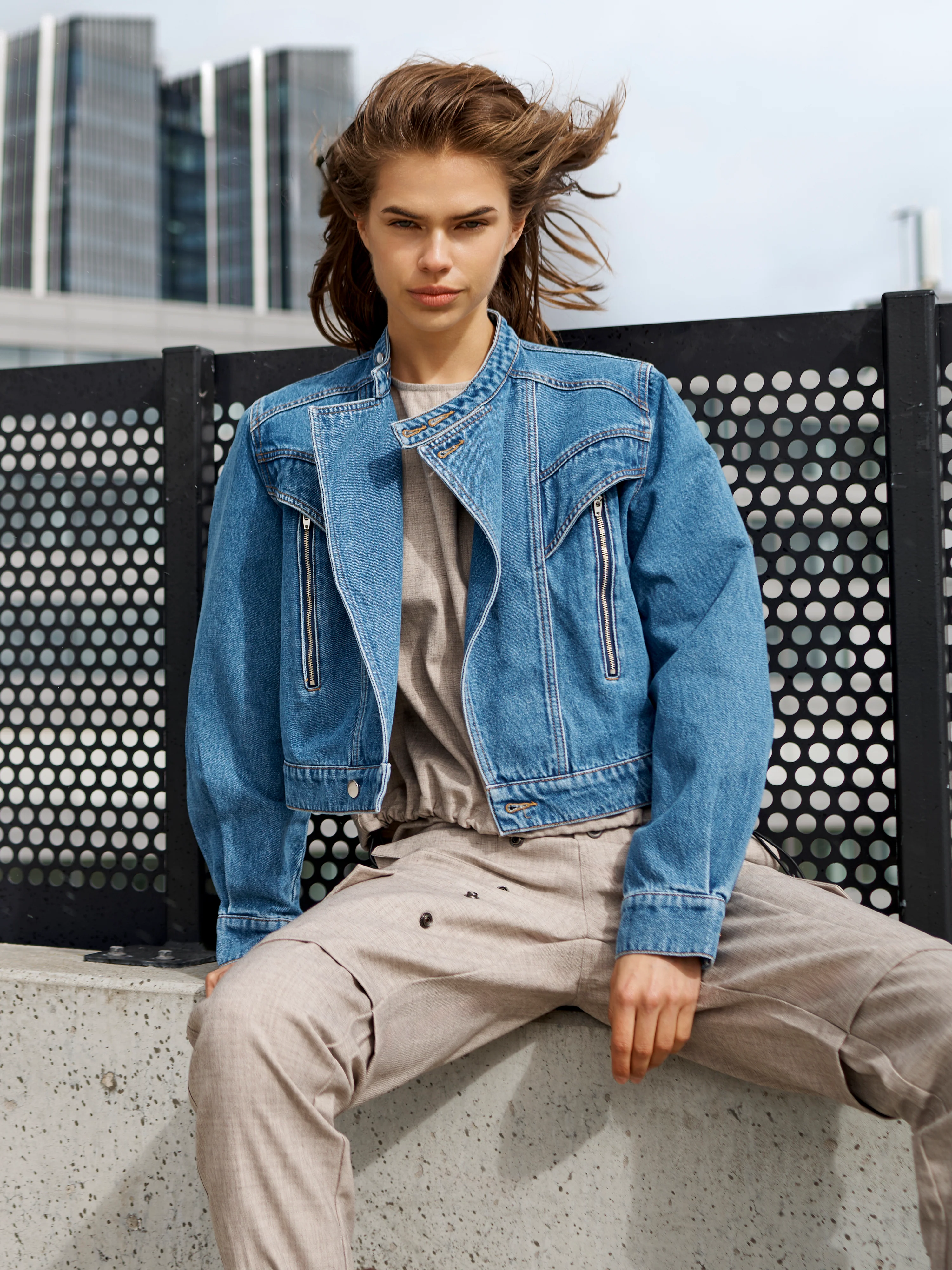 CALLIE Jacket - Denim blue - Image 7