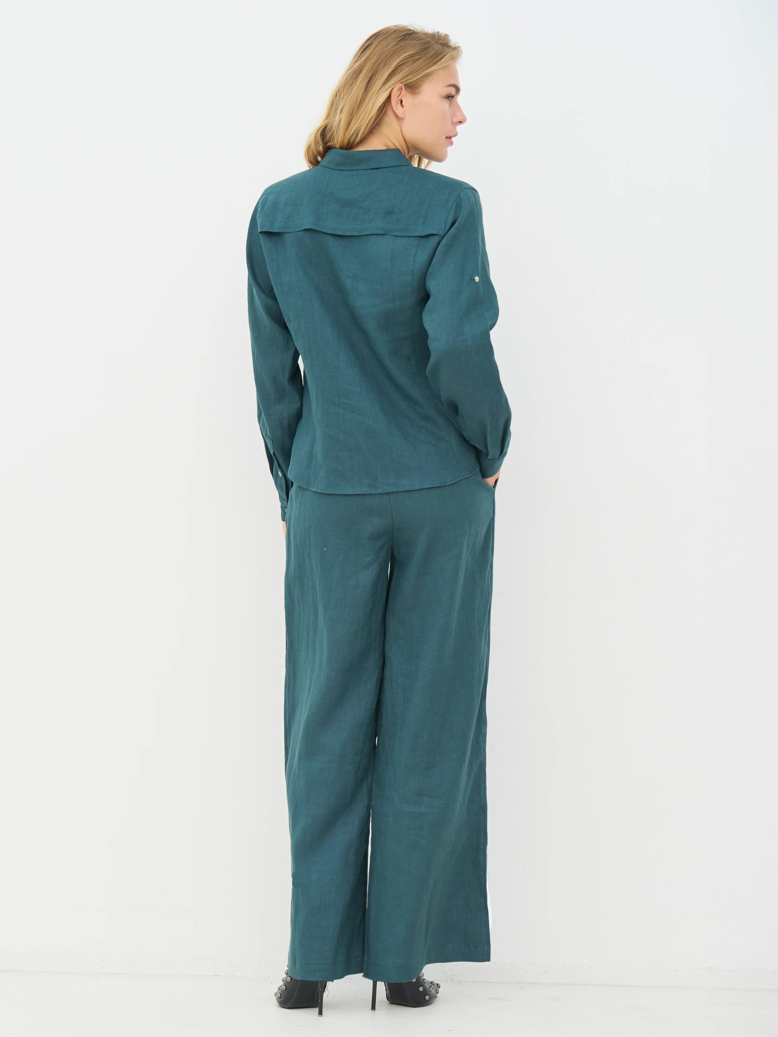CAMILA Shirt - Petrol - Image 6