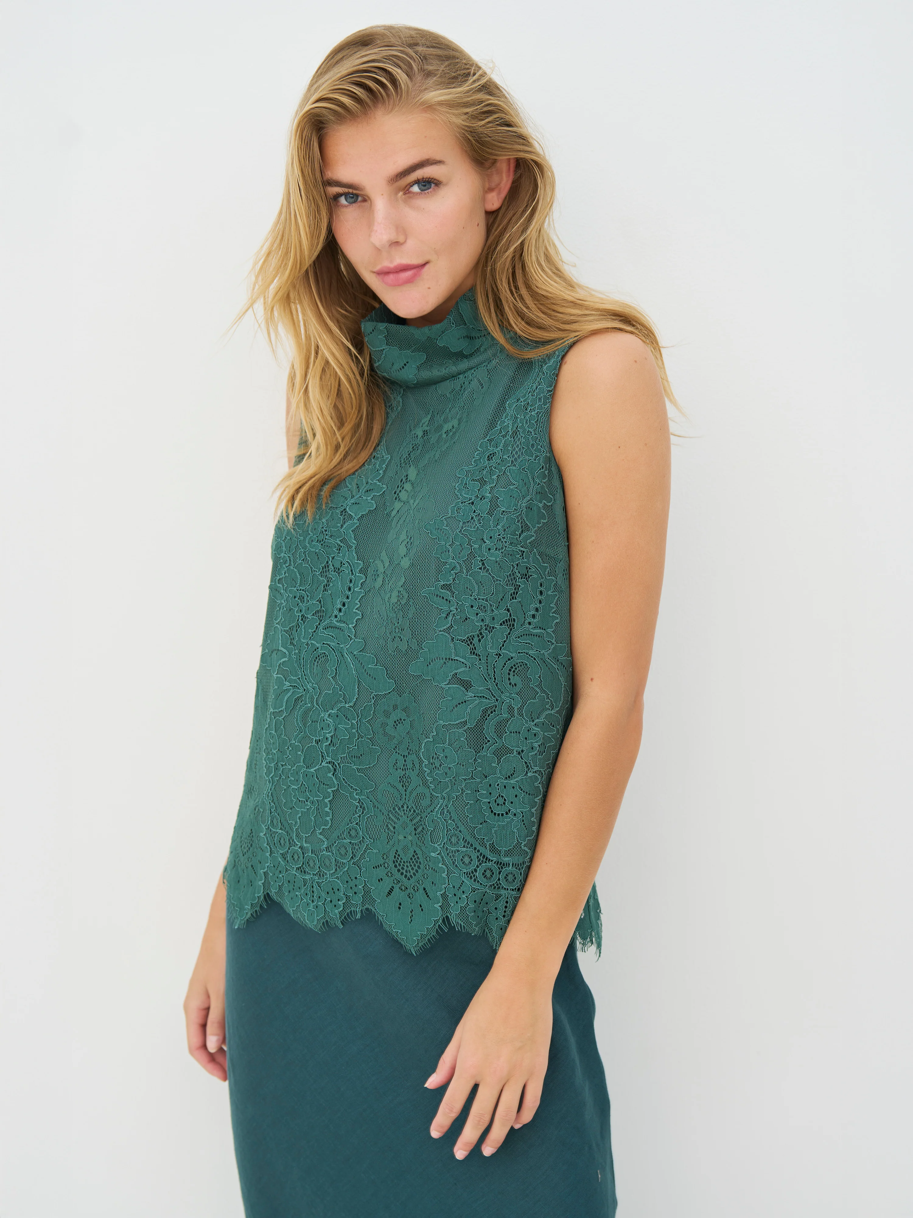 CHARLOTTE Top - Petrol - Image 2