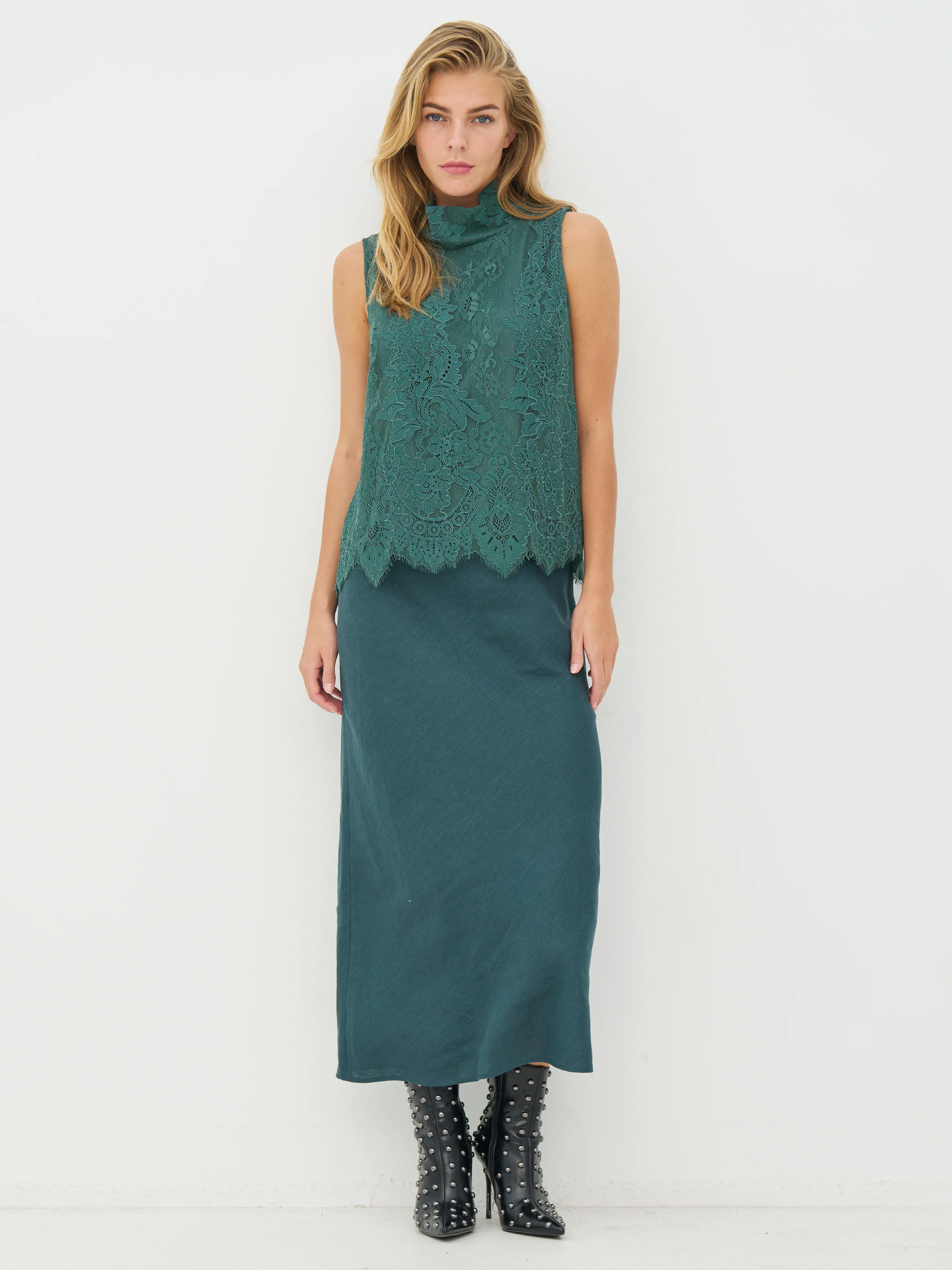 CHARLOTTE Top - Petrol - Image 3
