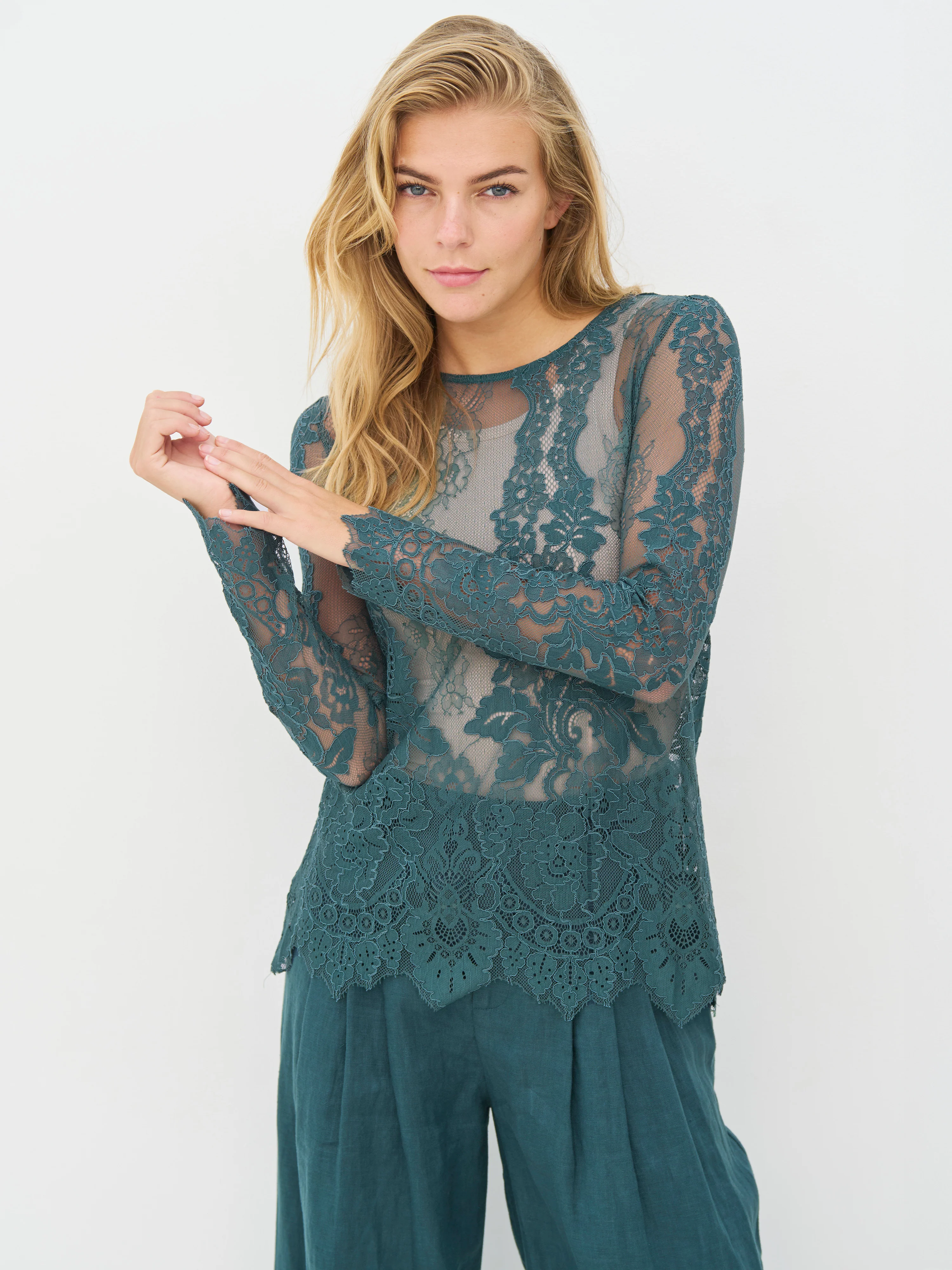 CHARLOTTE Top - Petrol - Image 2