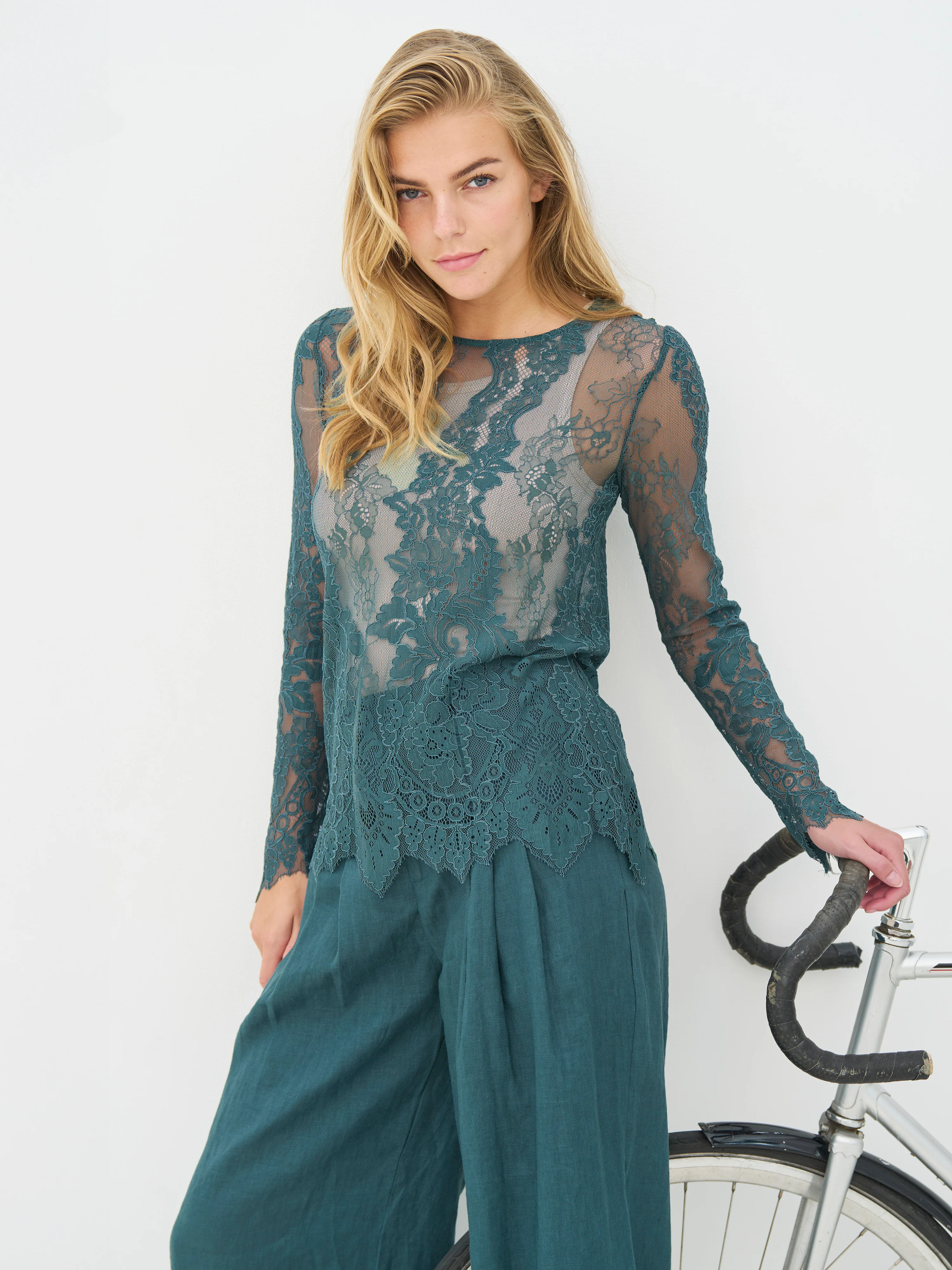 CHARLOTTE Top - Petrol - Image 3