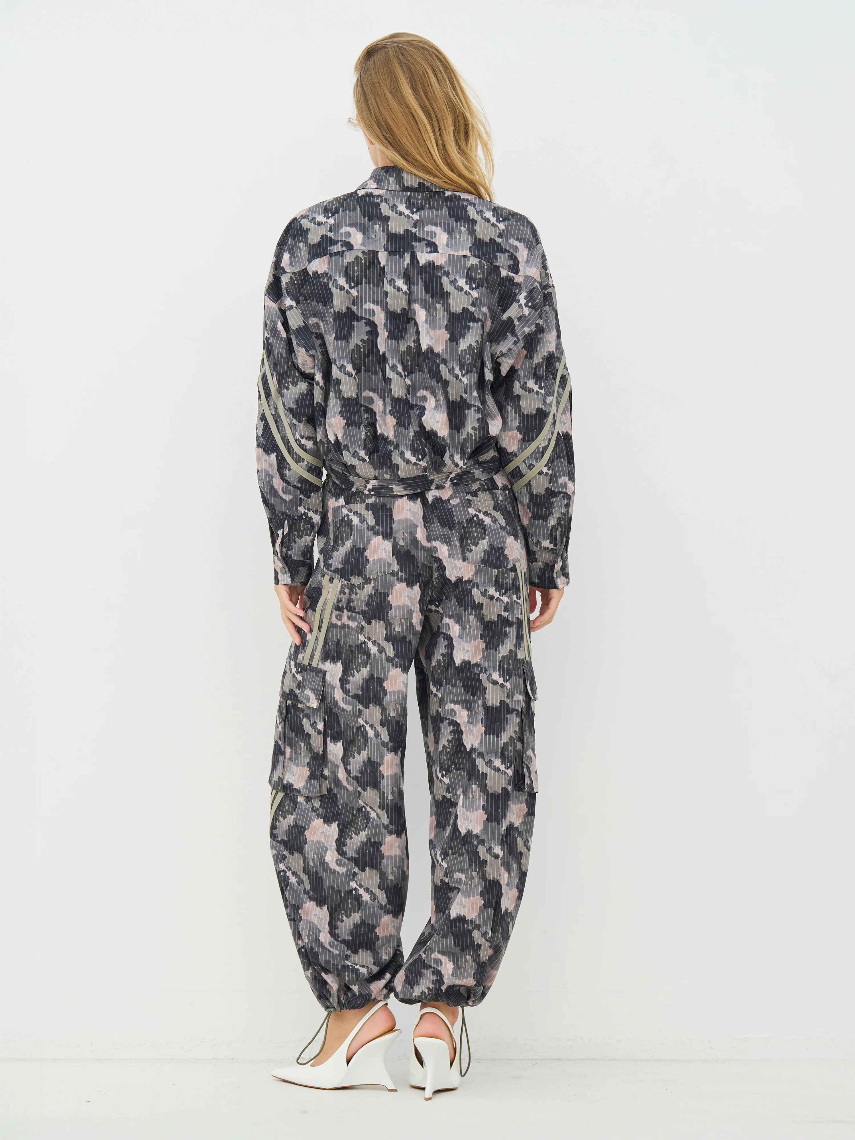 CLAIRE Short Jacket - Army Mix - Image 3