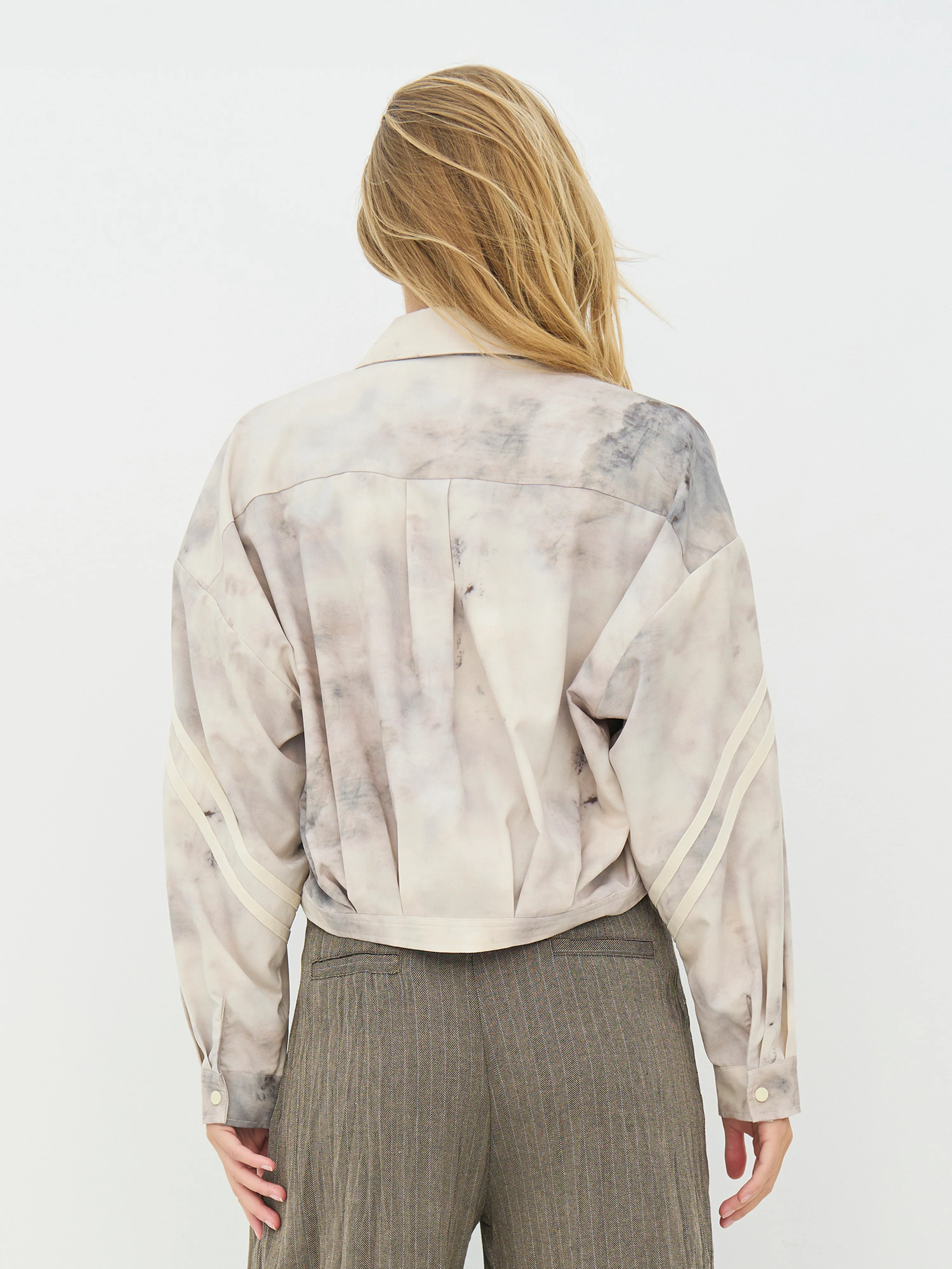 CLAIRE Short Jacket - Bone mix - Image 5