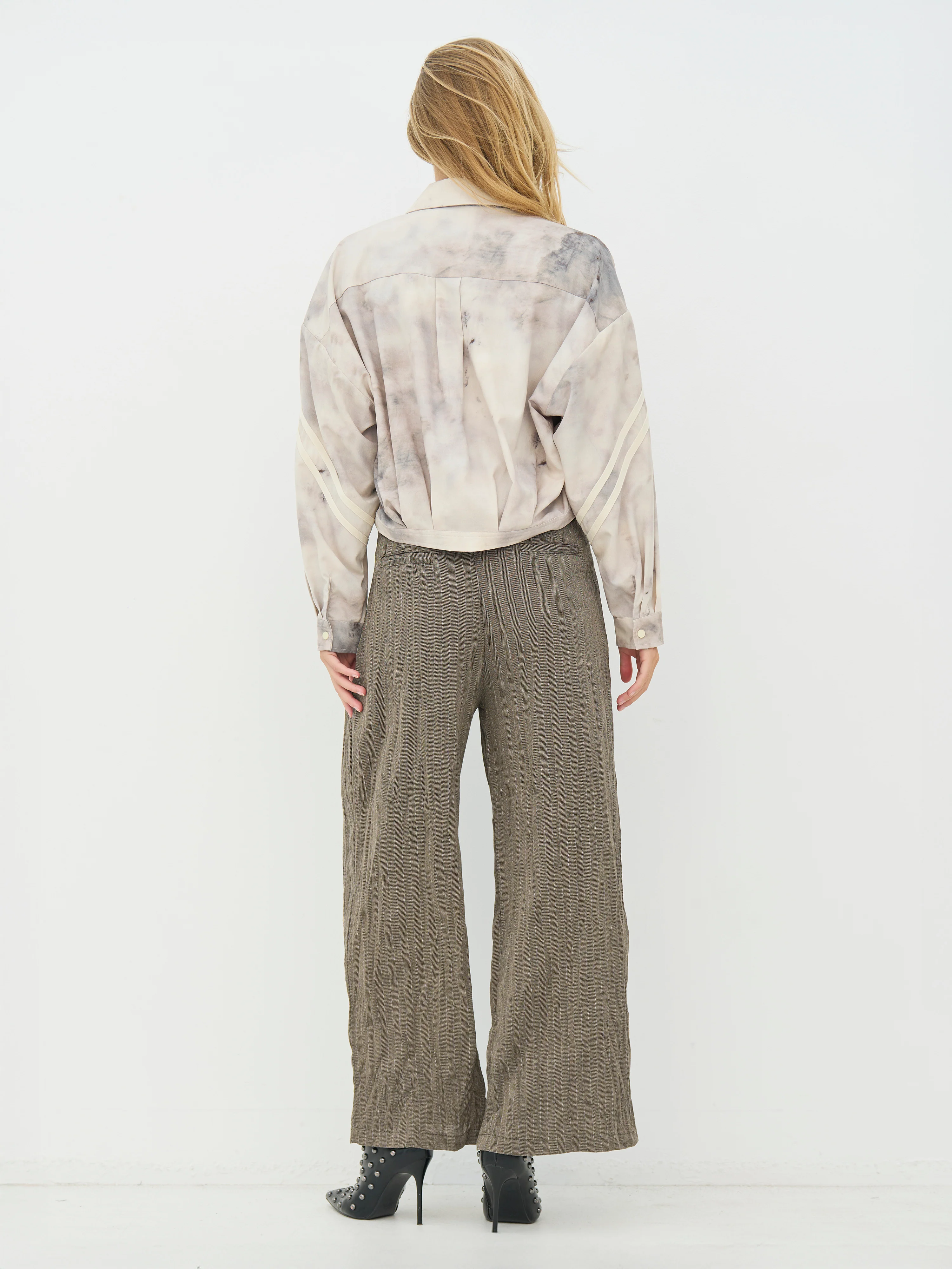 CLAIRE Short Jacket - Bone mix - Image 6