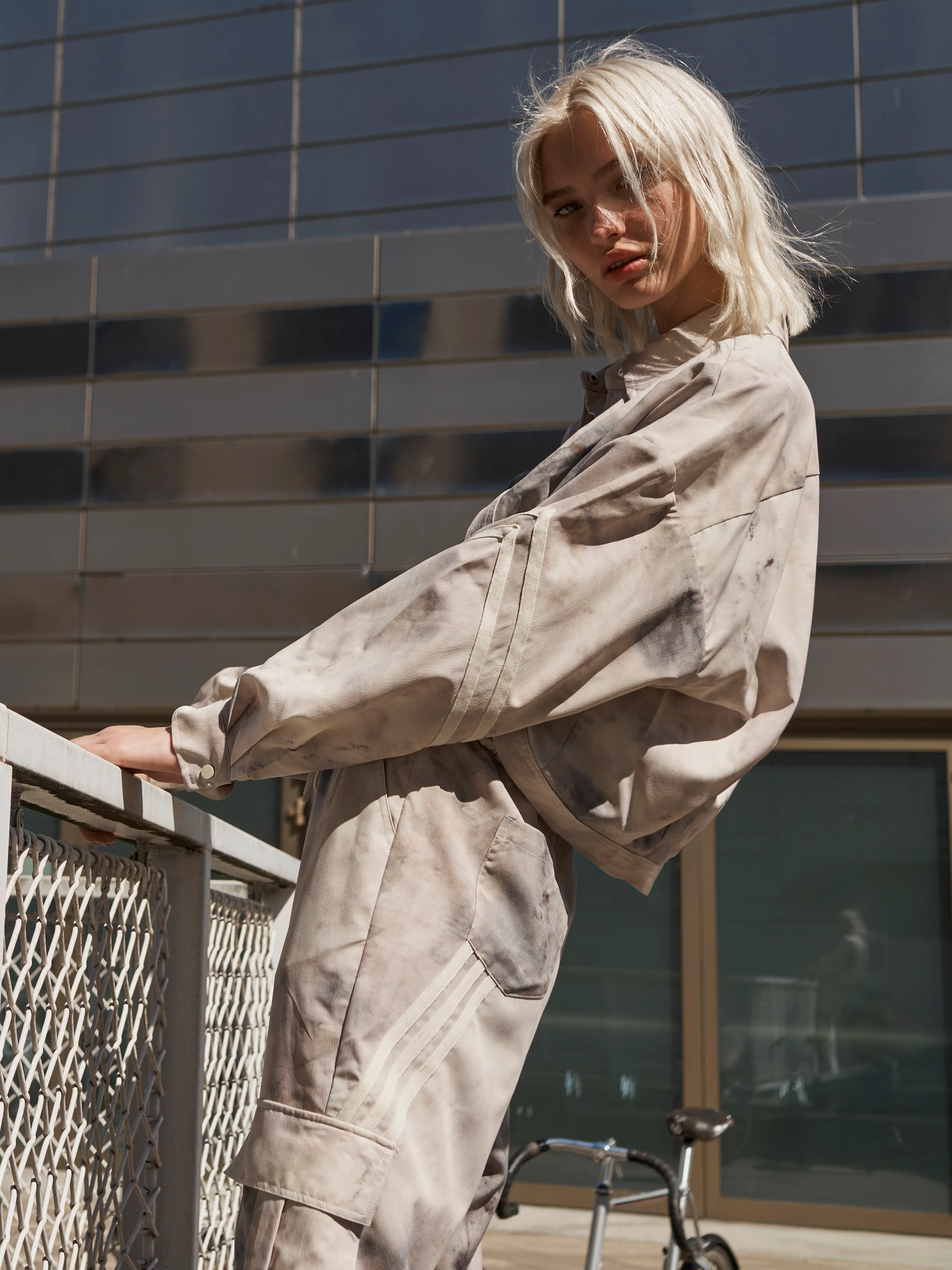 CLAIRE Short Jacket - Bone mix - Image 7
