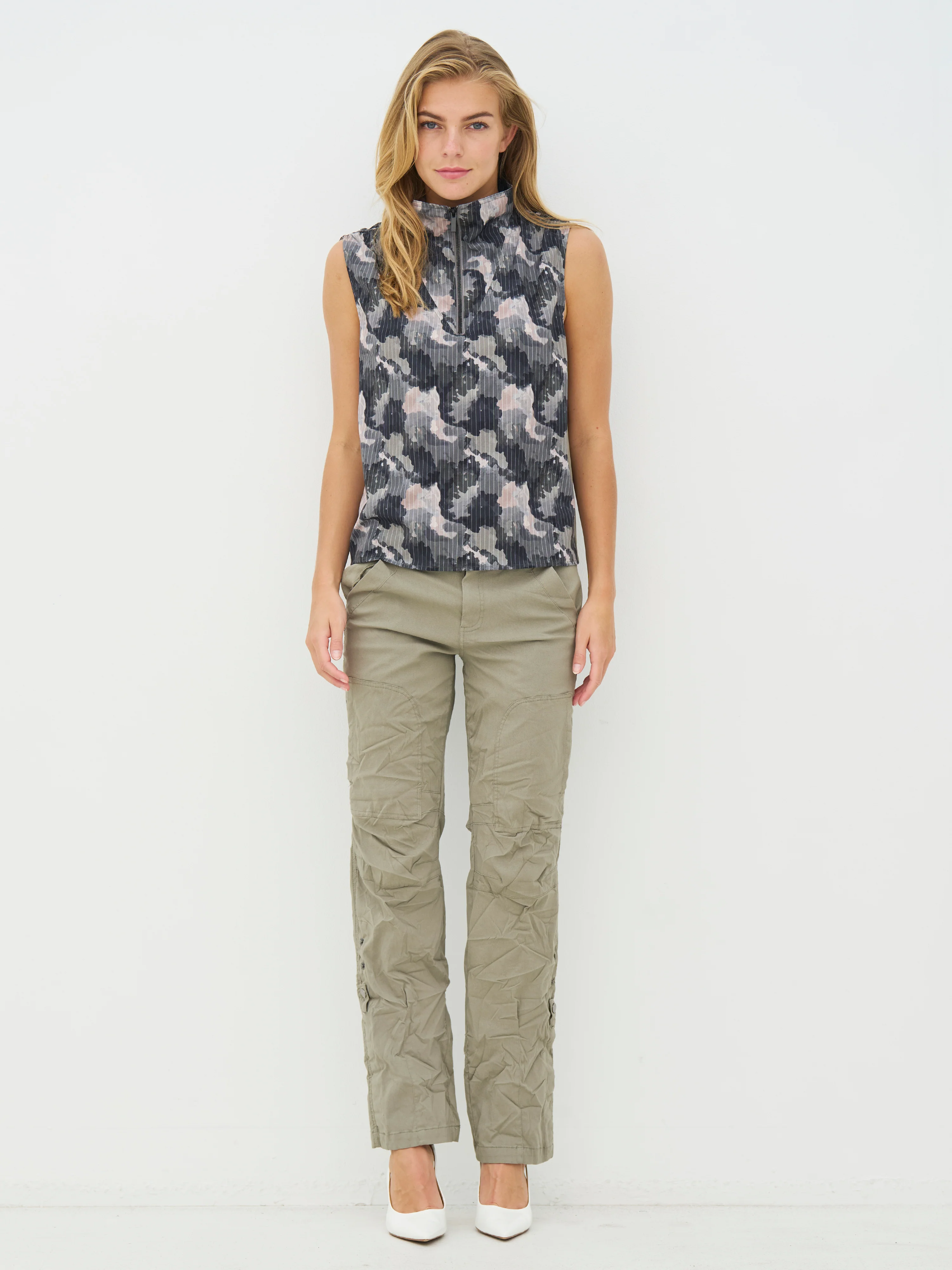 CLAIRE Top - Army Mix - Image 3
