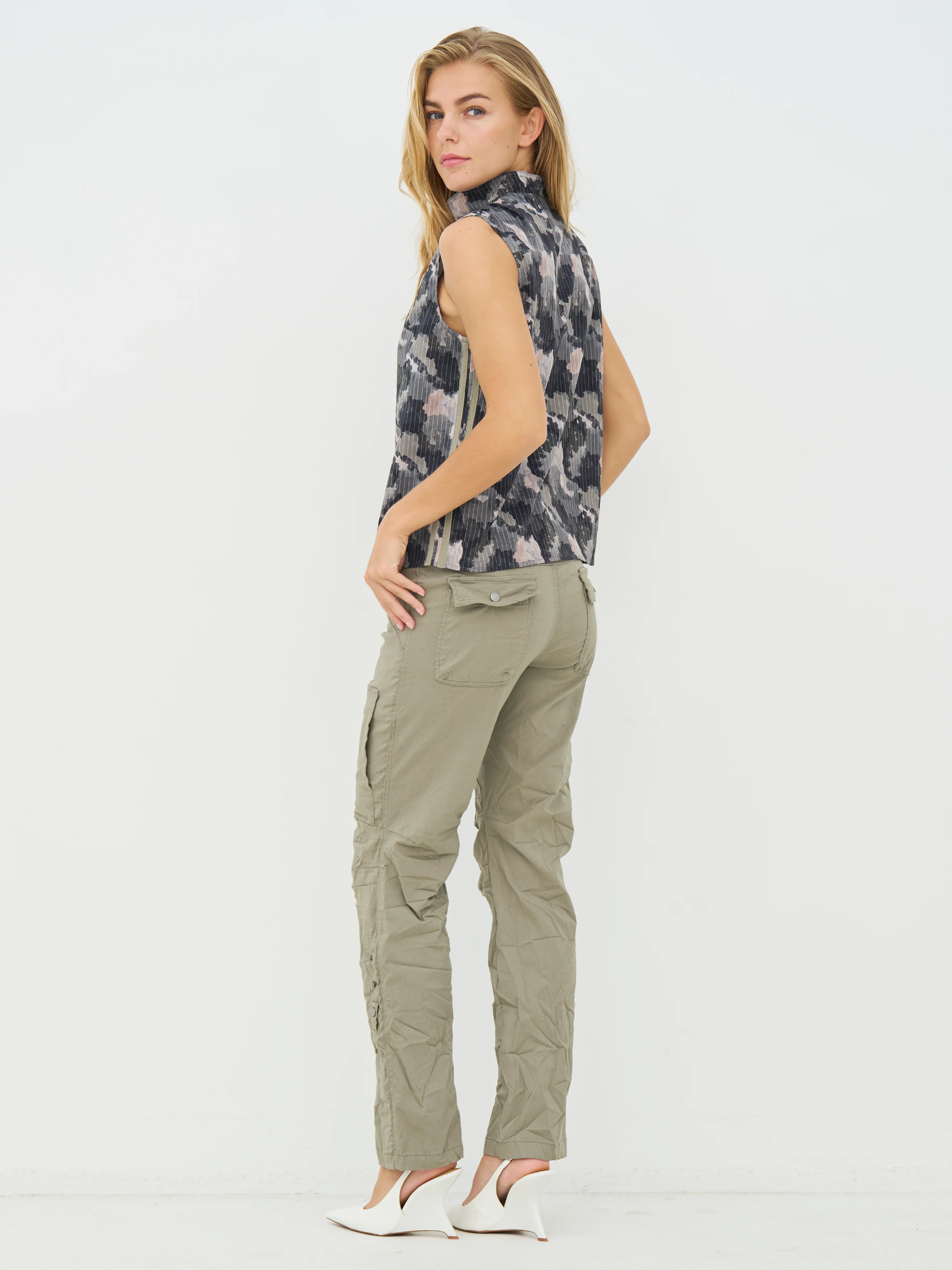 CLAIRE Top - Army Mix - Image 7