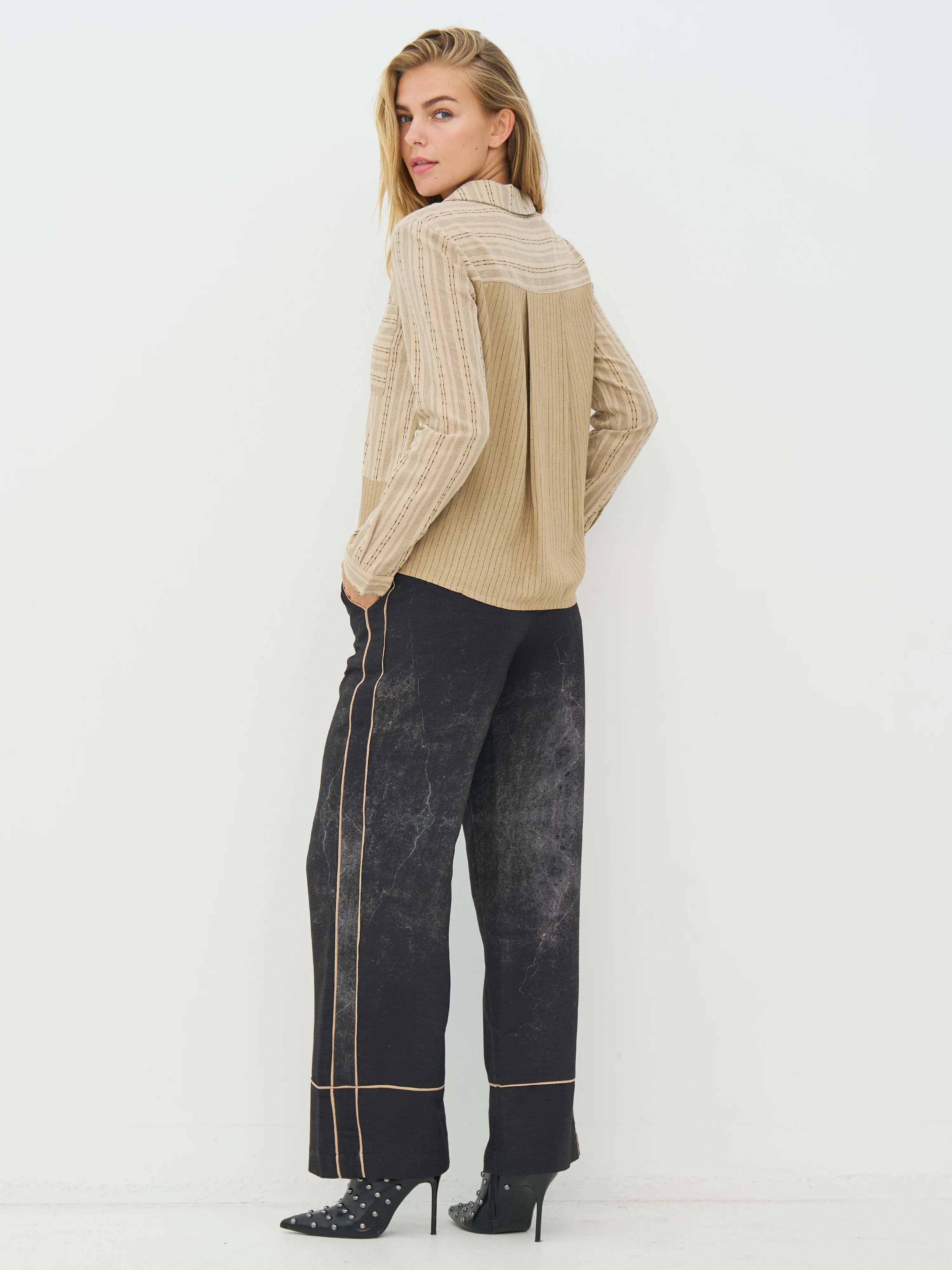 CALINDA Shirt - Seasand mix - Image 6
