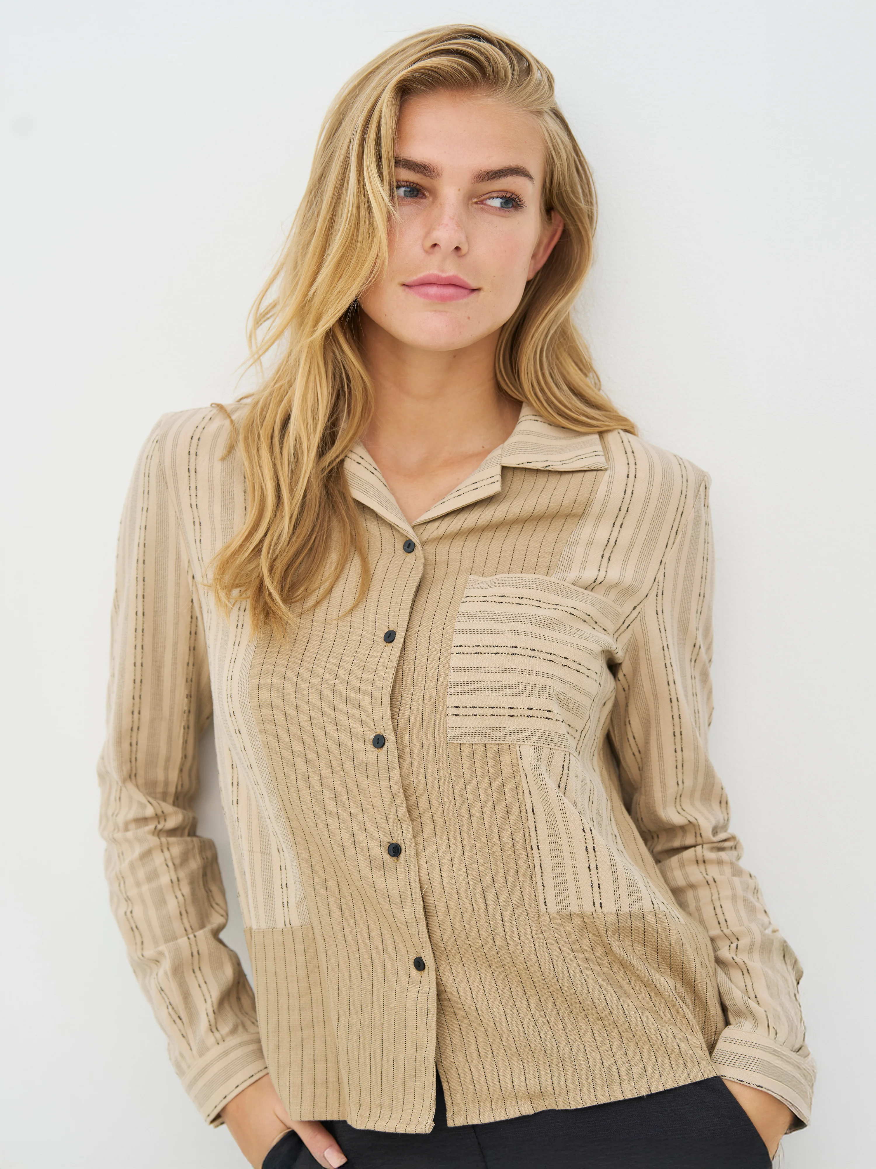 CALINDA Shirt - Seasand mix - Image 7
