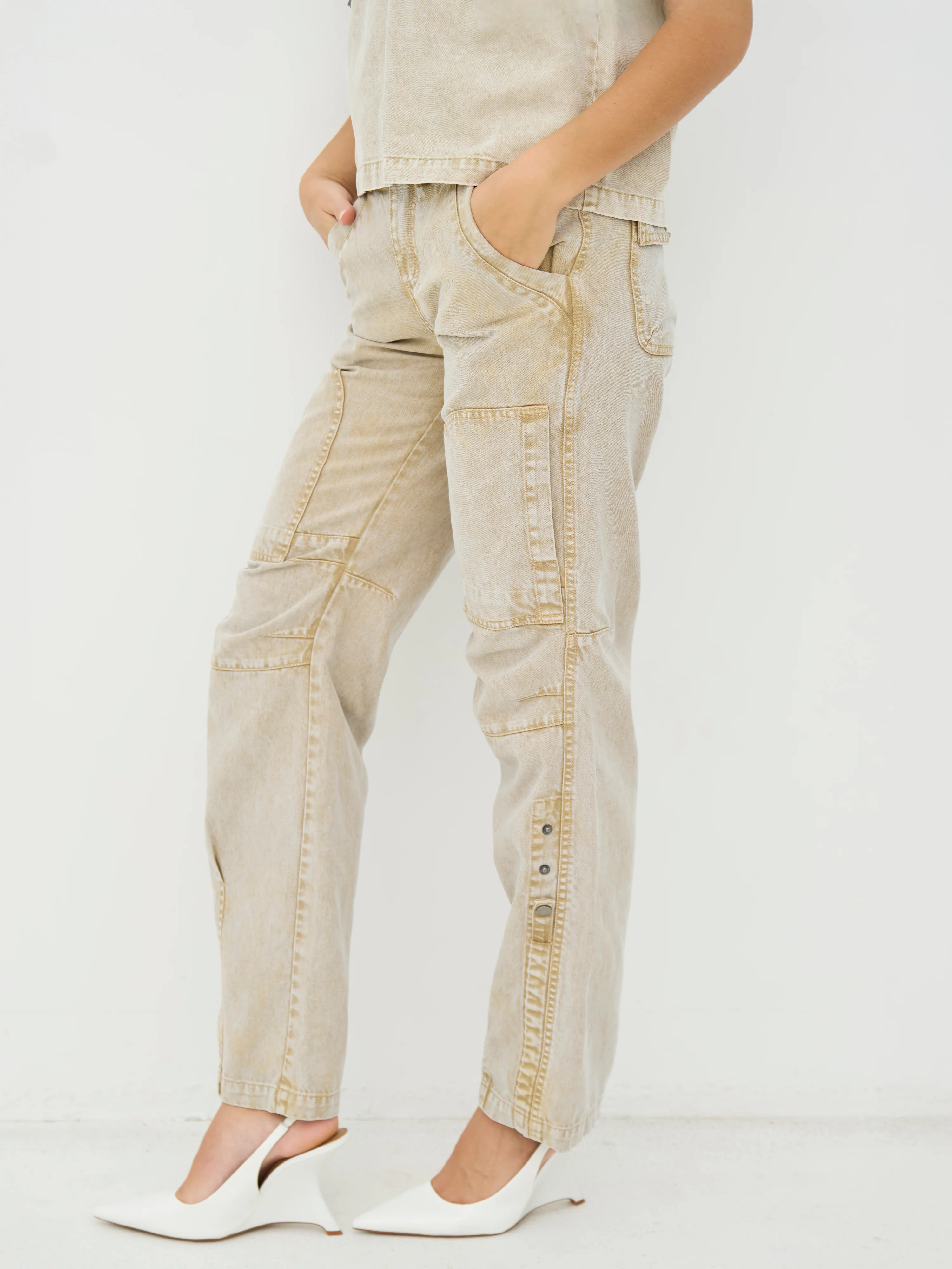 CADEY Trousers - Seasand - Image 3
