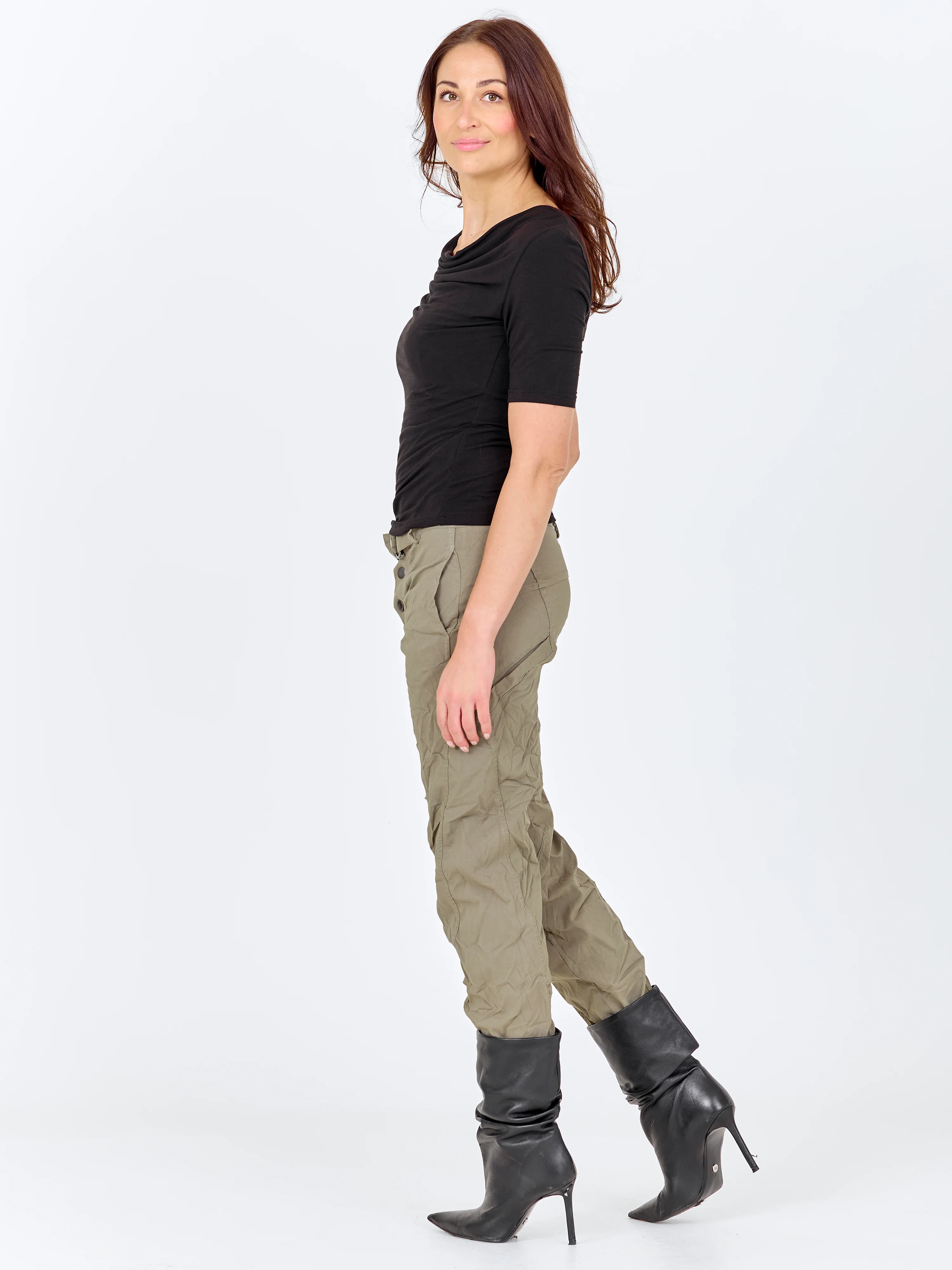 CALA JANE Trousers - Army - Image 4