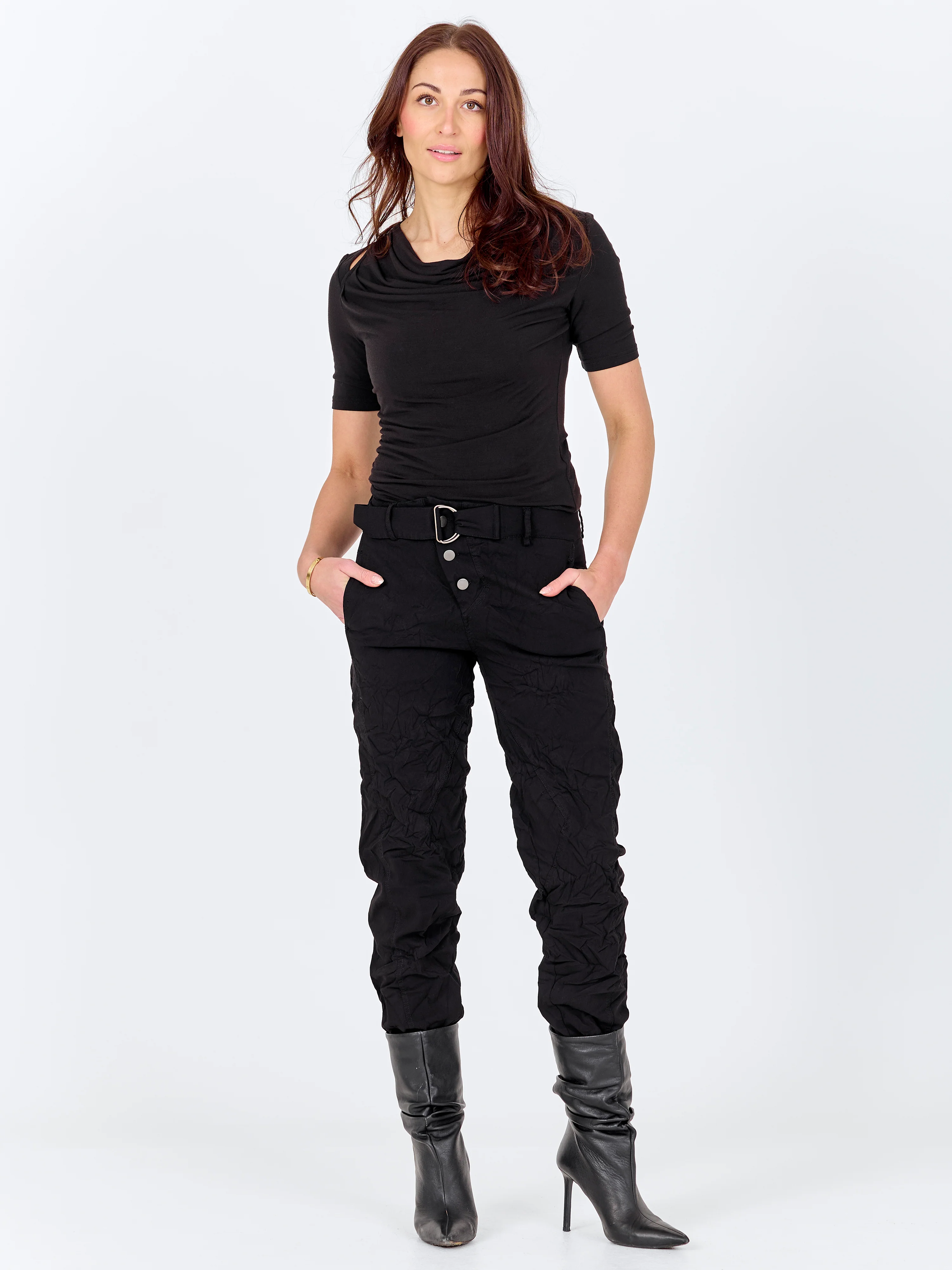 CALA JANE Trousers - Black - Image 3