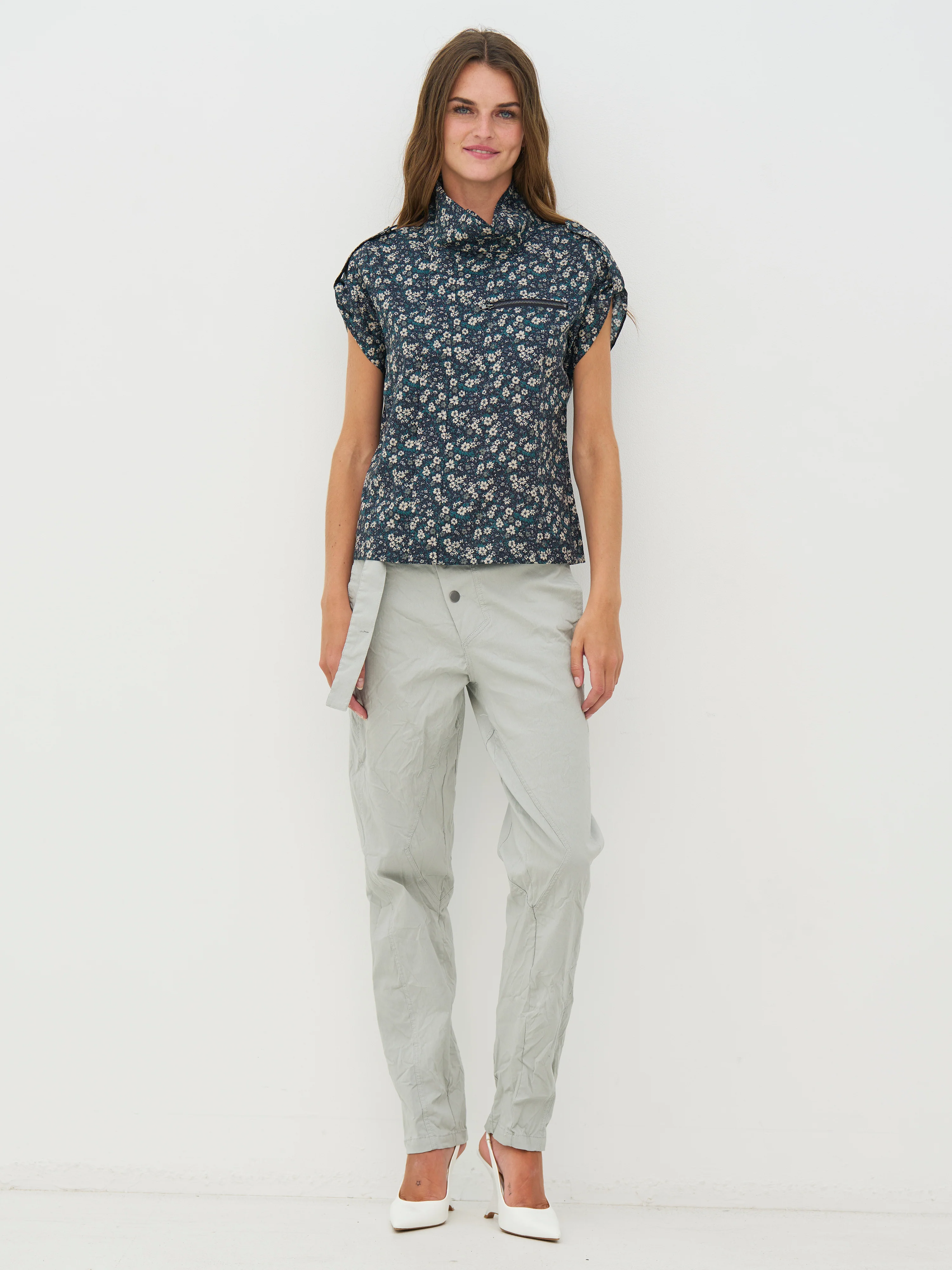 CALA JANE Trousers - Blue Mint - Image 2