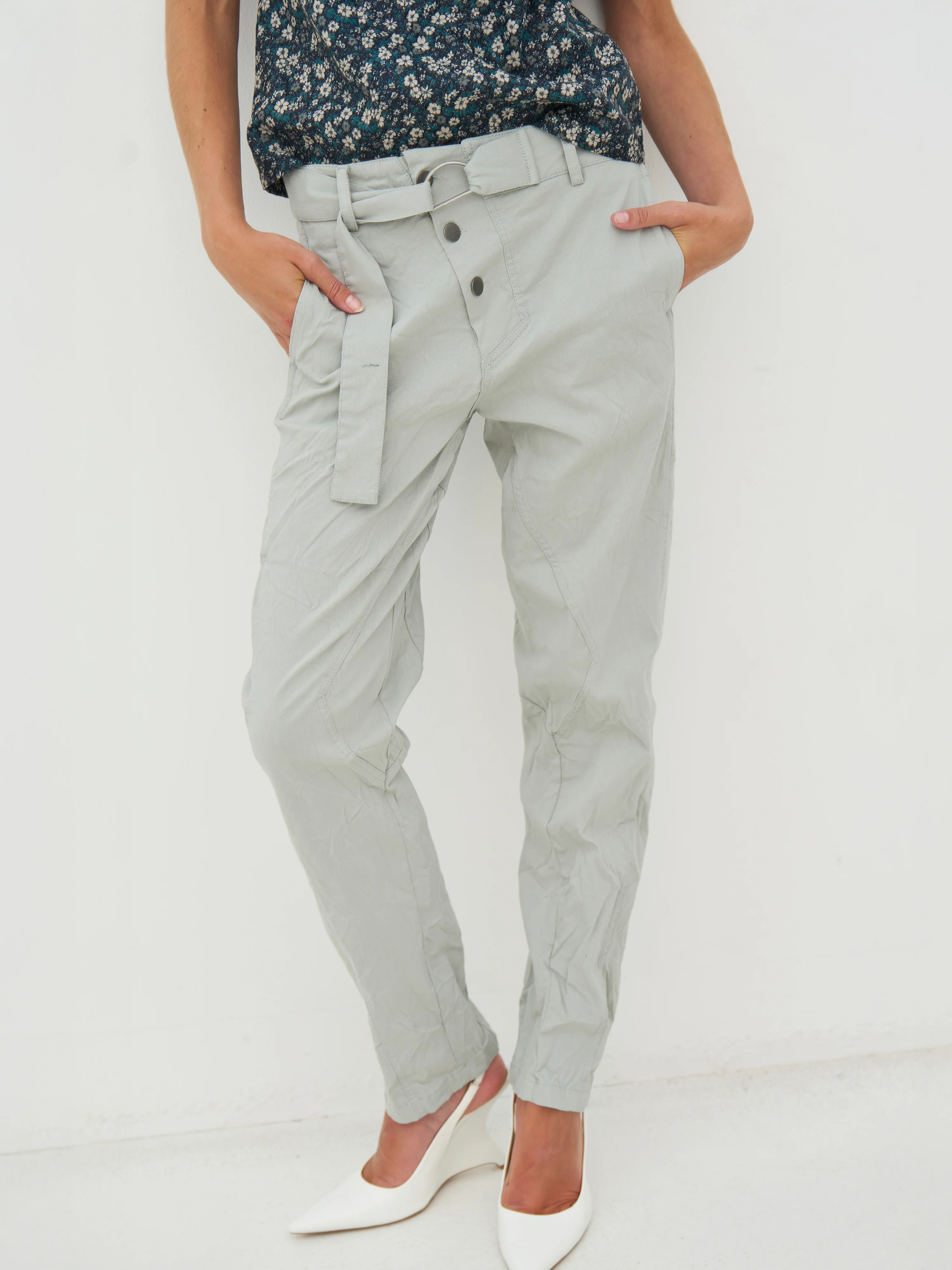 CALA JANE Trousers - Blue Mint - Image 3