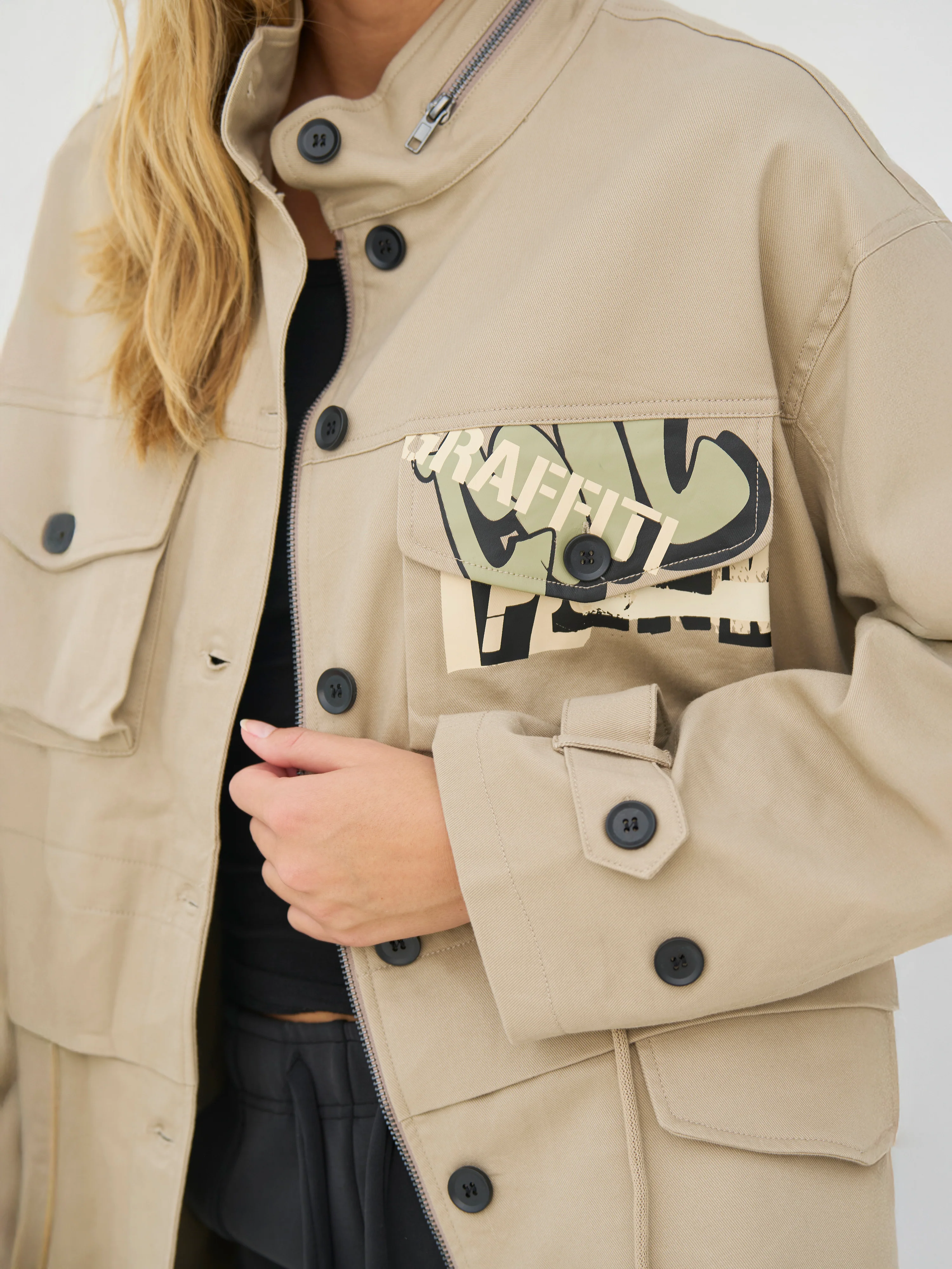 CHERRELL Jacket - Seasand mix - Image 5