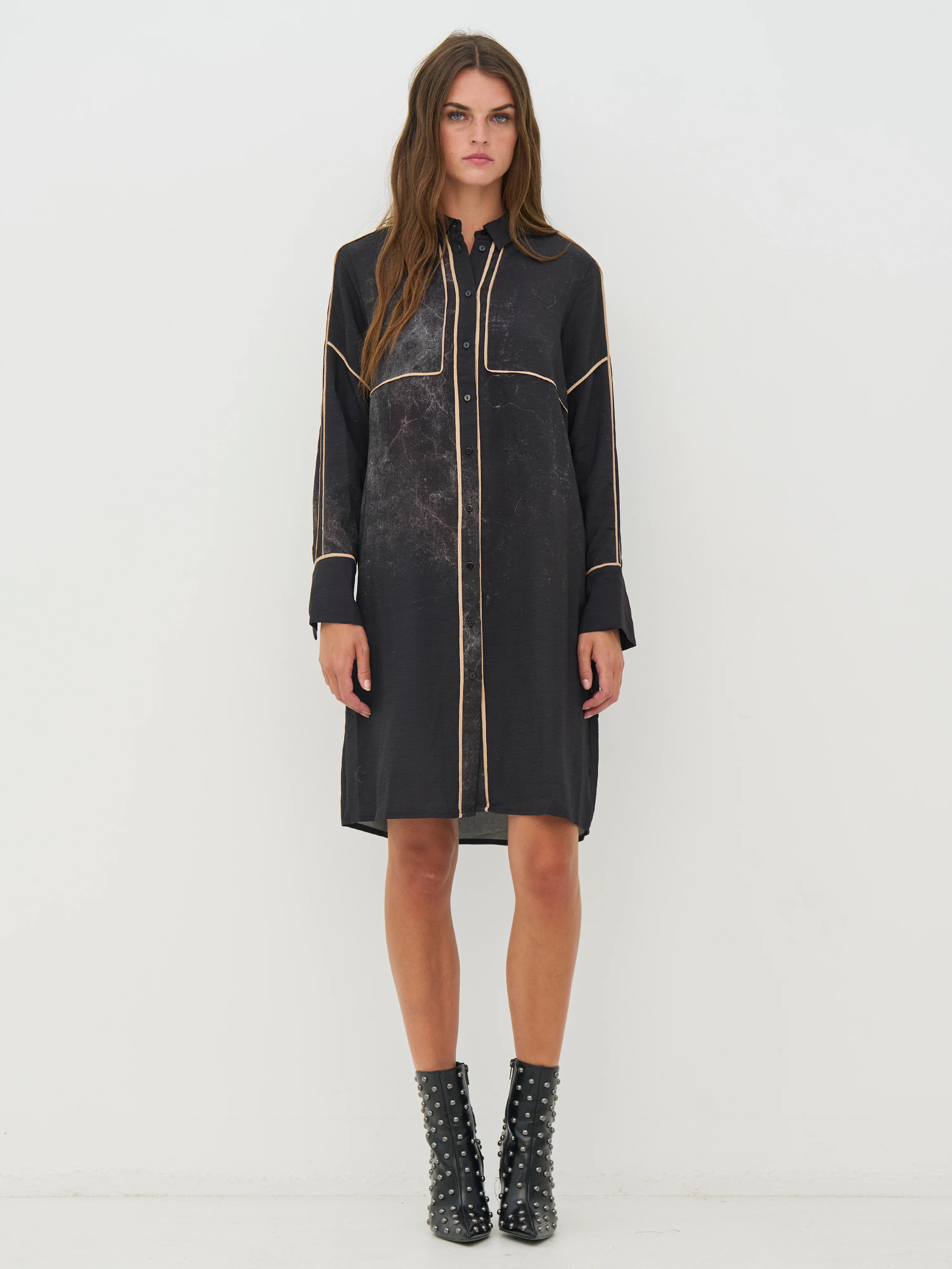 CREOLA Dress - Black mix - Image 3