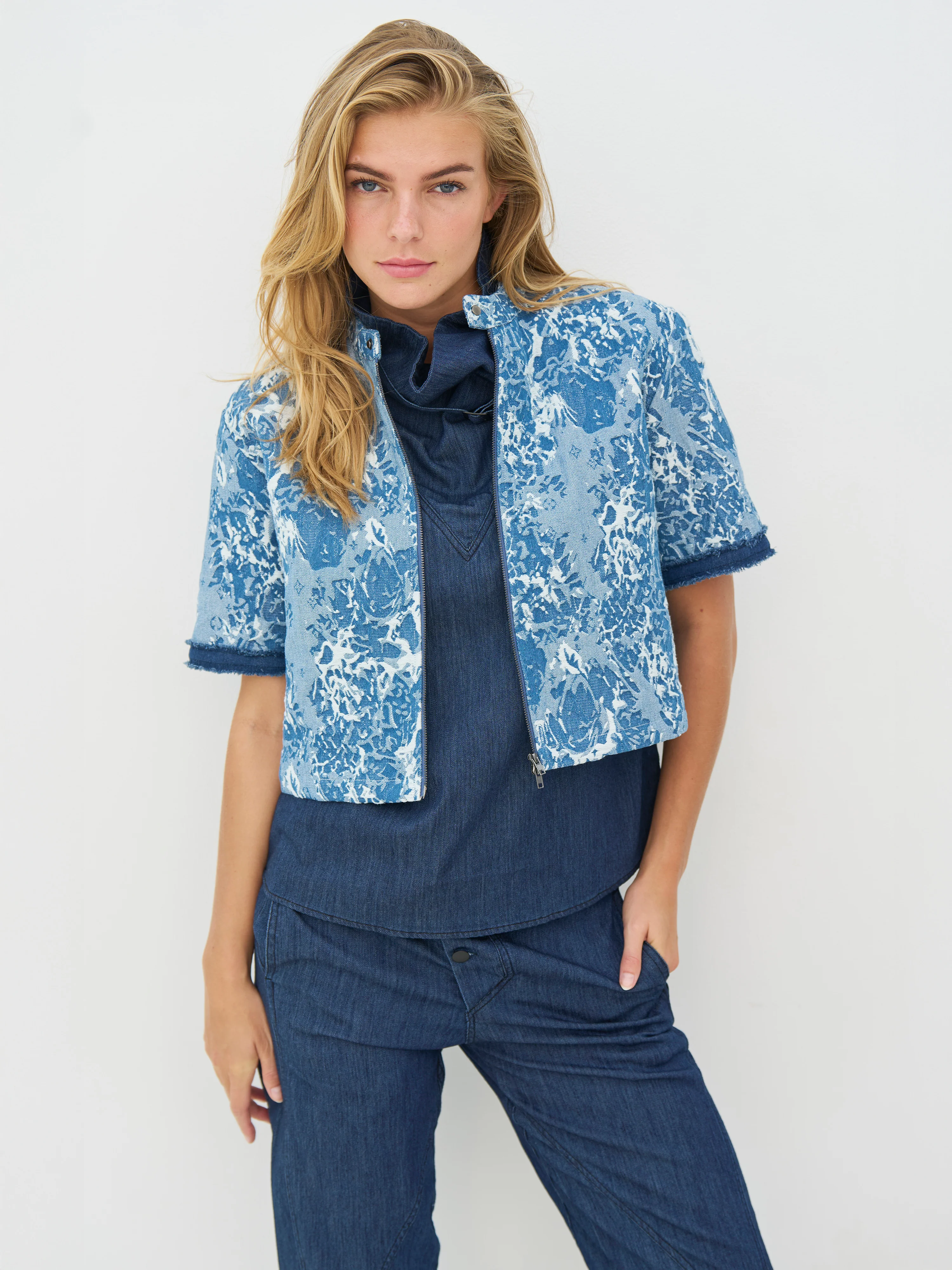 CHIA Jacket - Denim Mix - Image 2