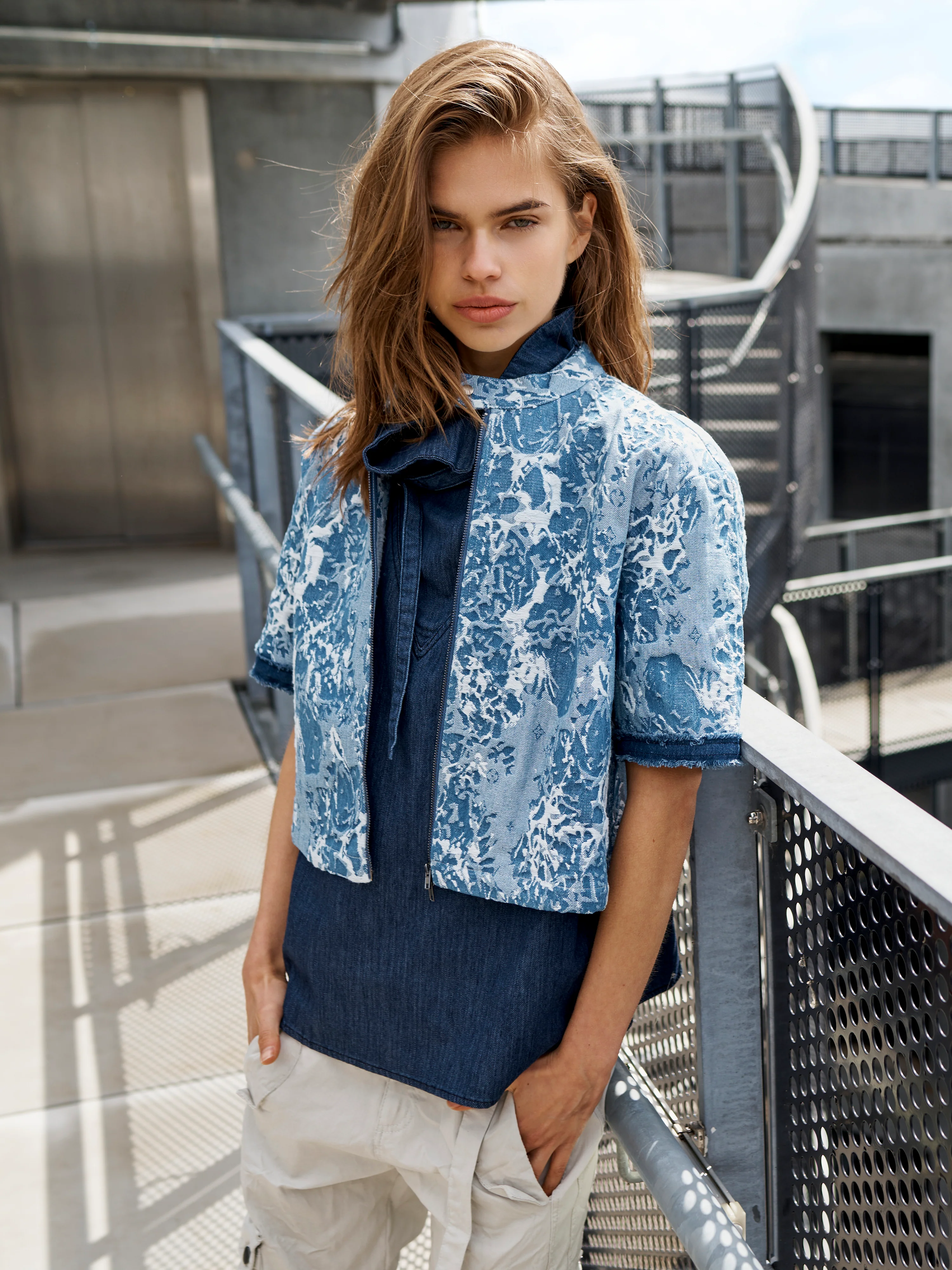 CHIA Jacket - Denim Mix - Image 7