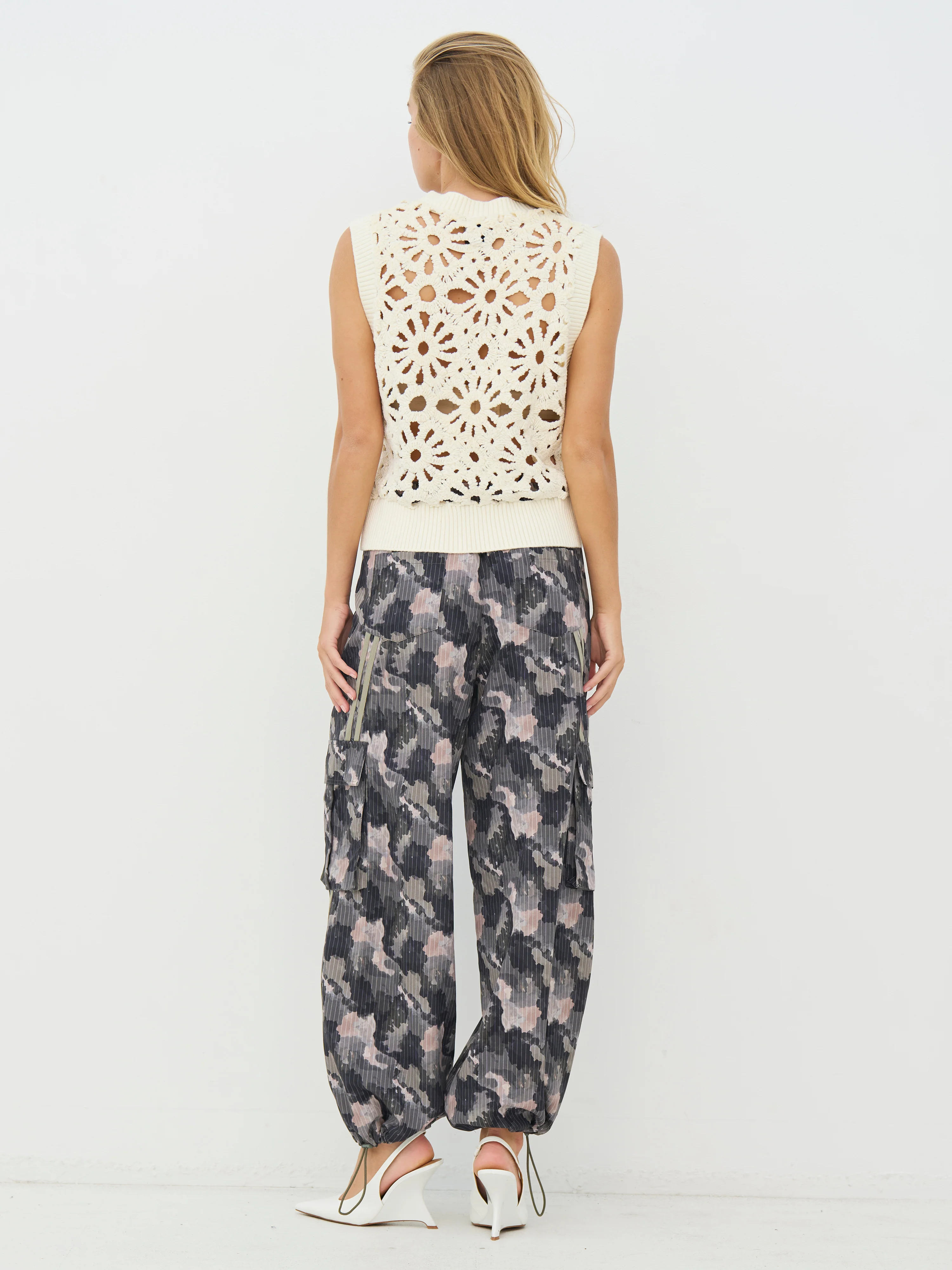 CELESTE Vest knit - Creme - Image 4