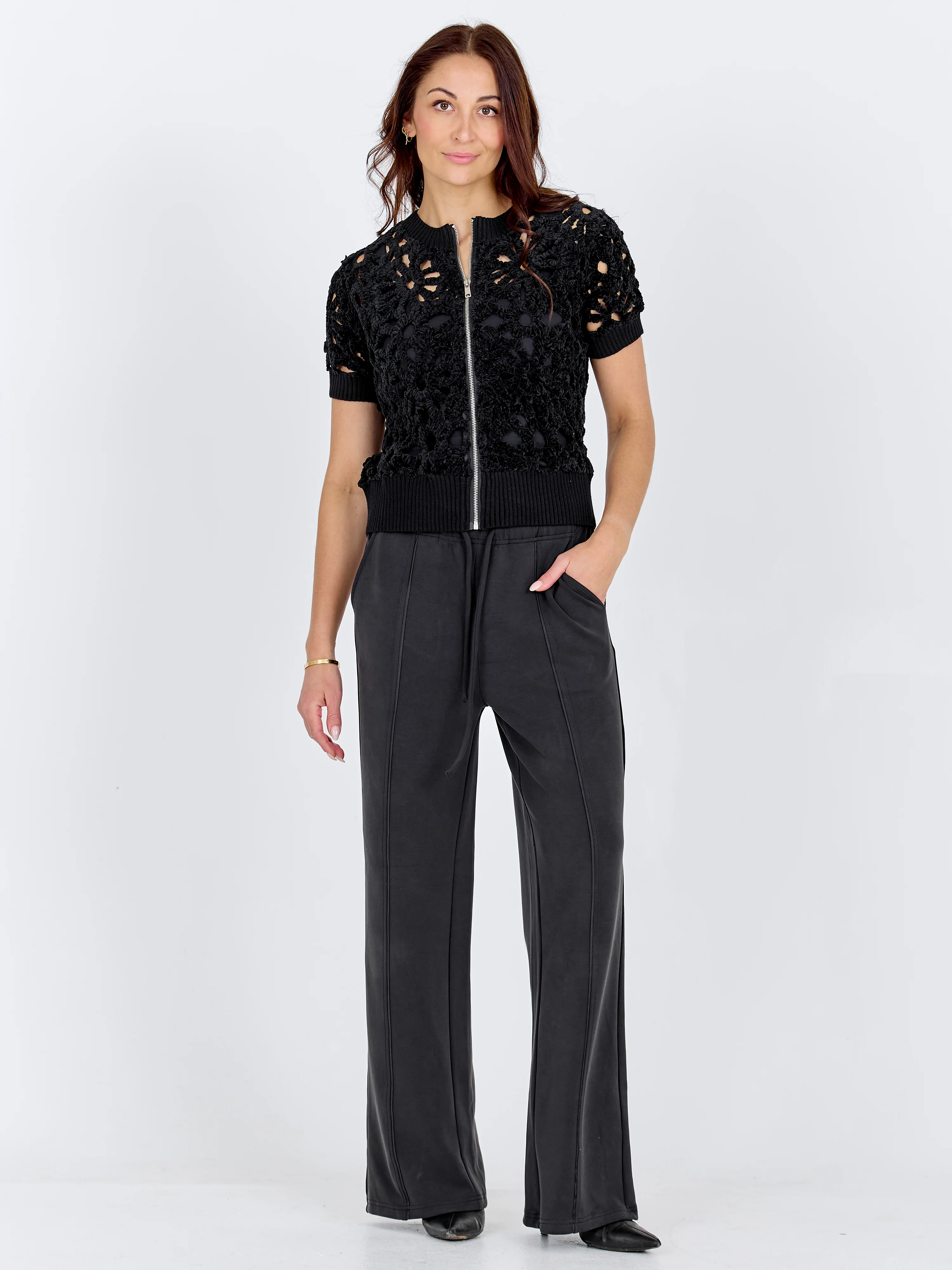 CELESTE Jacket knit - Black - Image 3