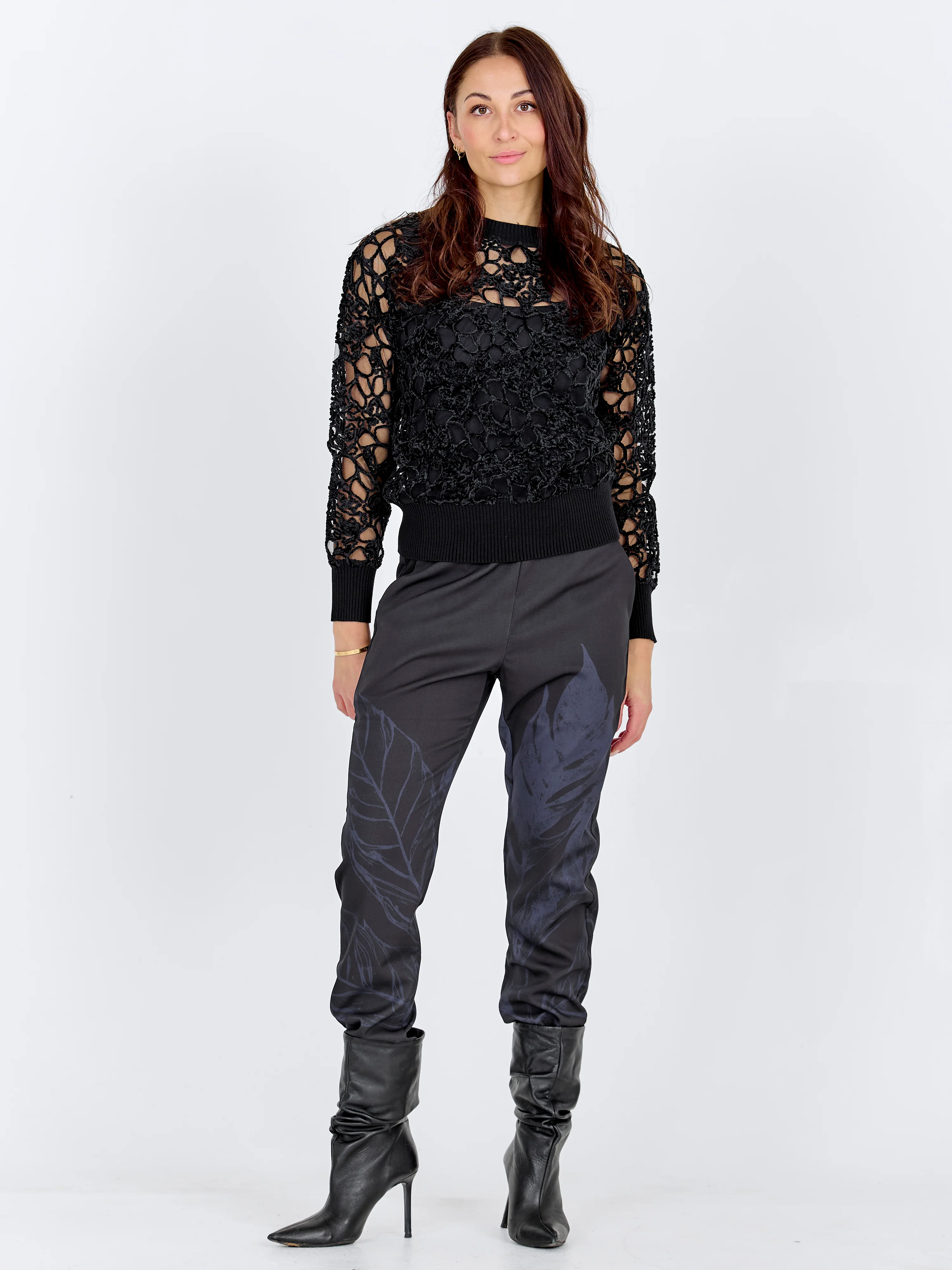 Celeste Blouse knit - Black - Image 3