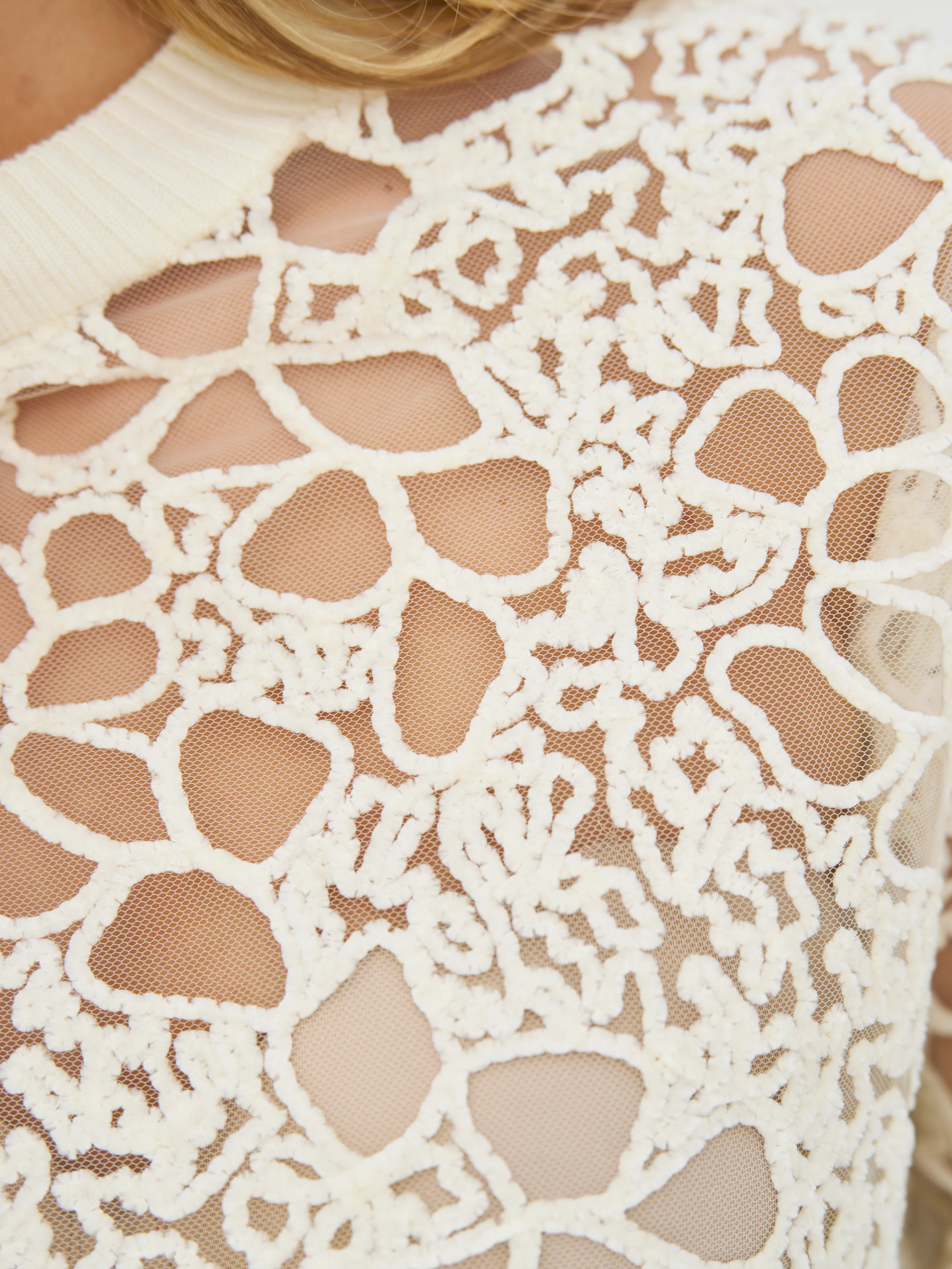 Celeste Blouse knit - Creme - Image 3