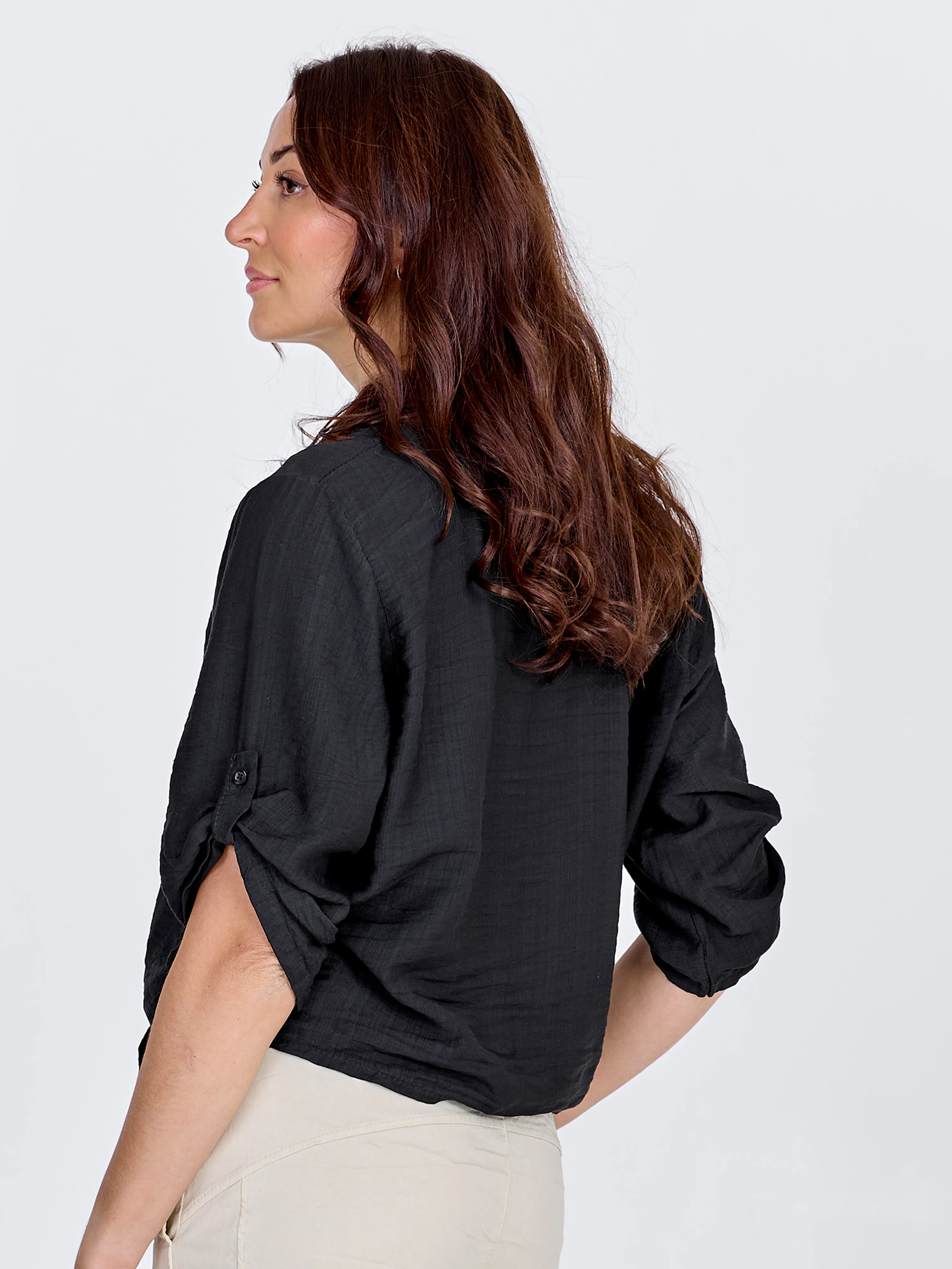 CAITLIN Shirt - Black - Image 3