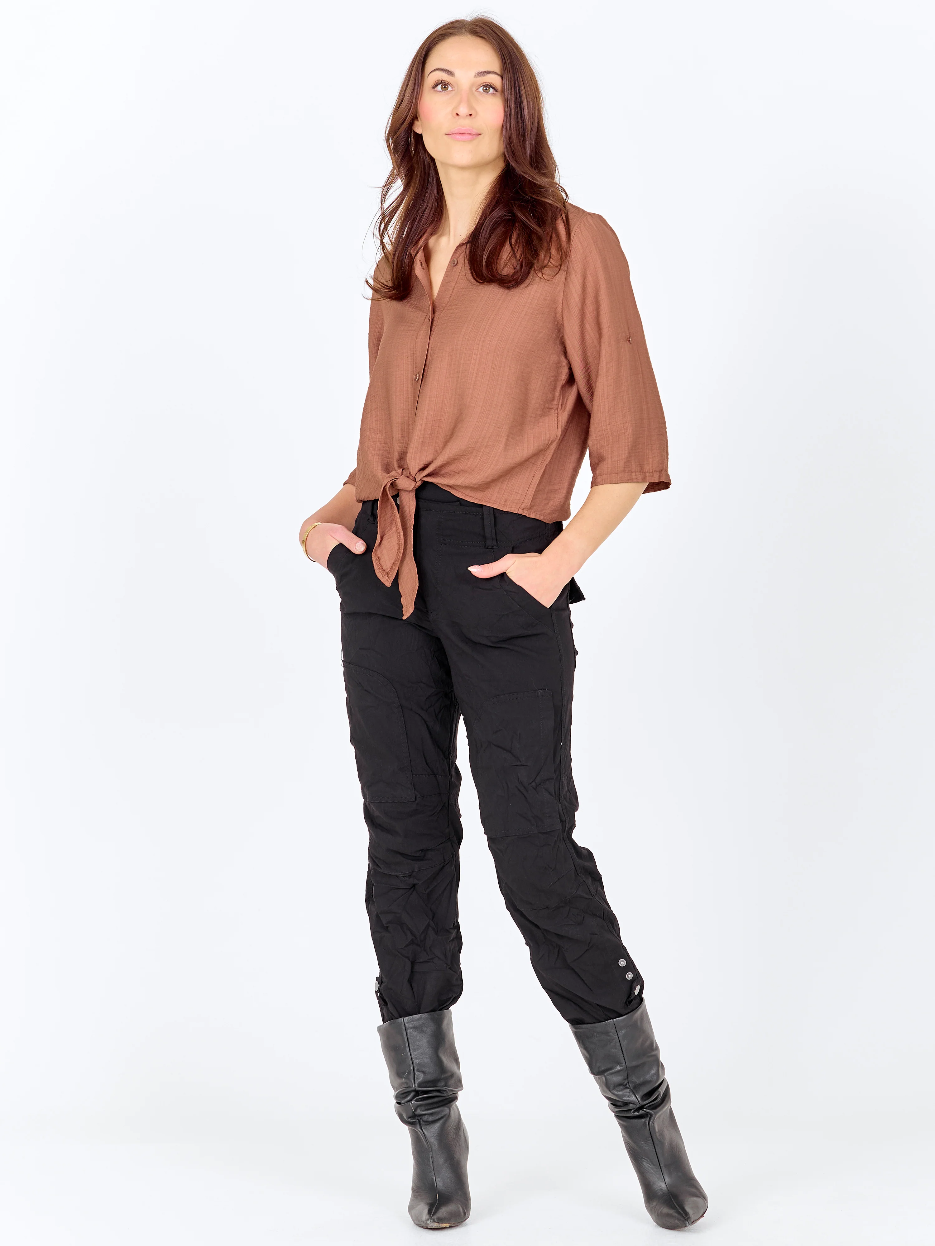 CAITLIN Shirt - Marsala - Image 3