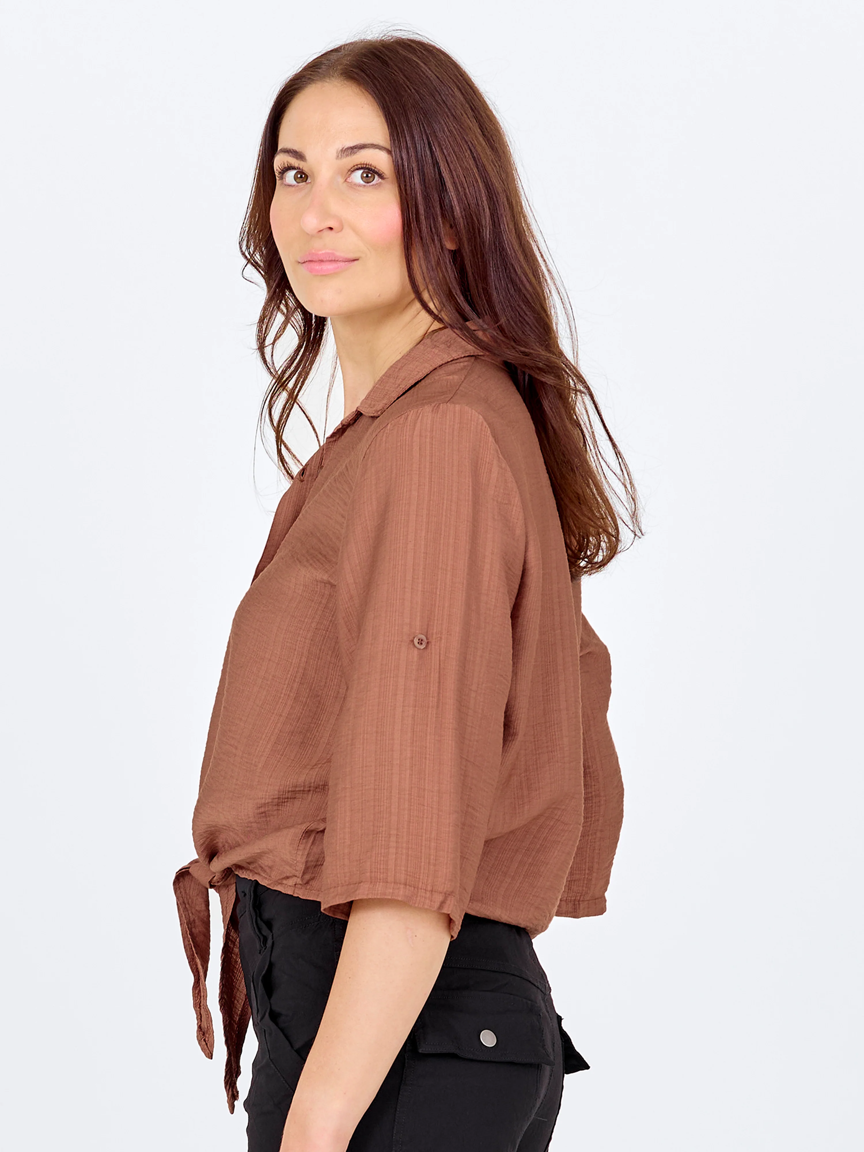 CAITLIN Shirt - Marsala - Image 5