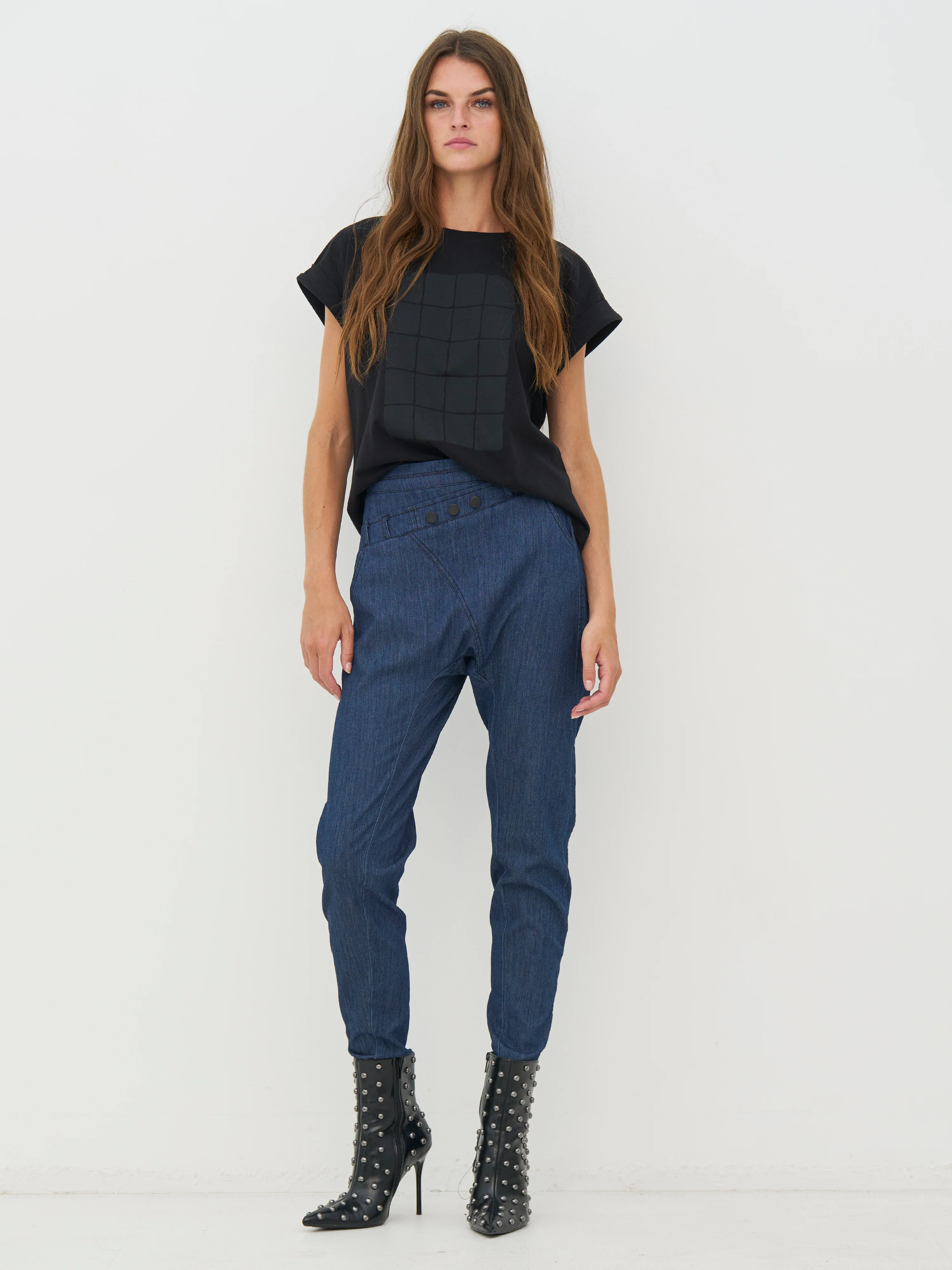 CARLENE Trousers - Denim blue - Image 2