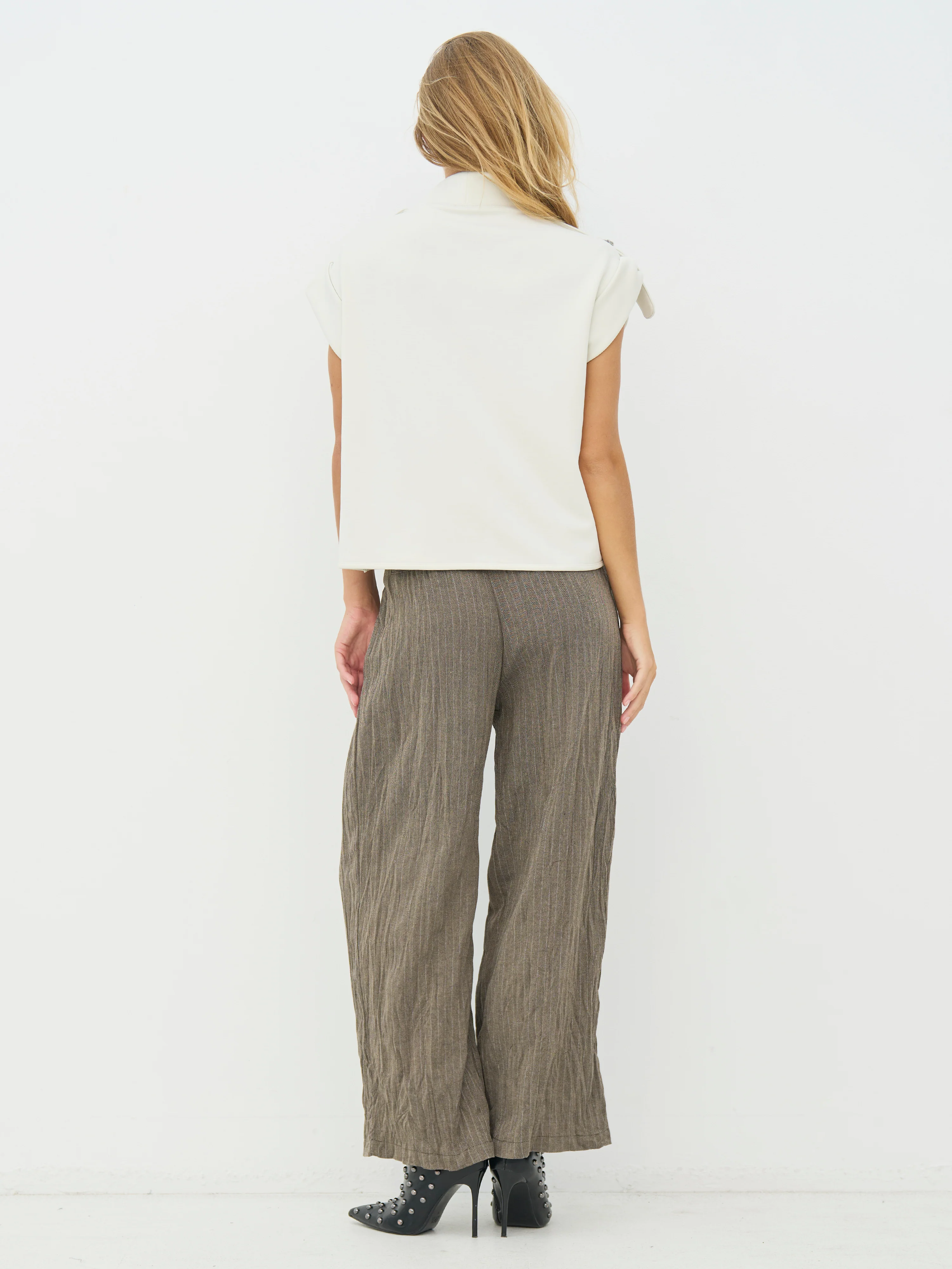 CANSU Bolero jacket - Bone - Image 7