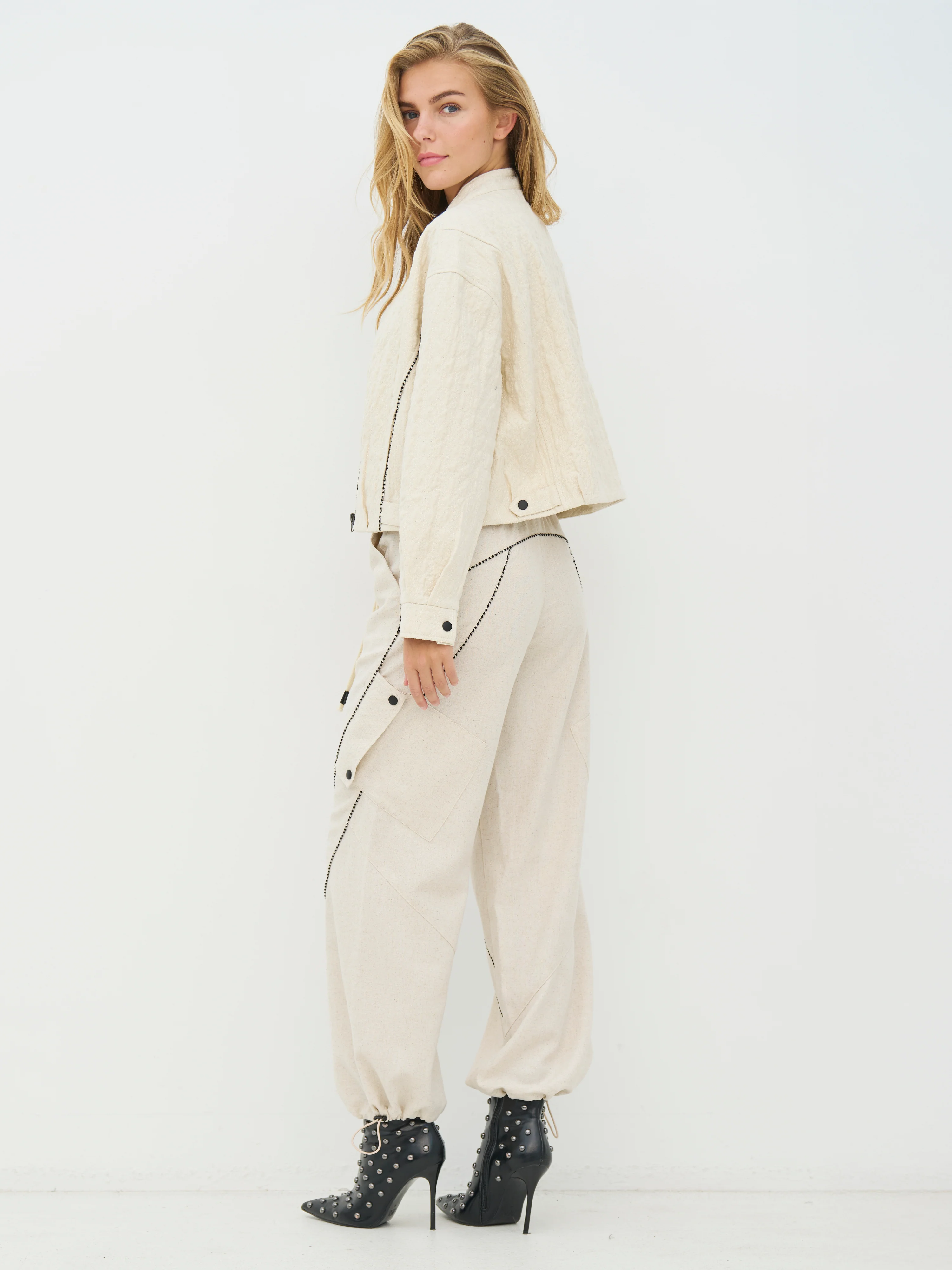 CERISE Trousers - Bone - Image 7