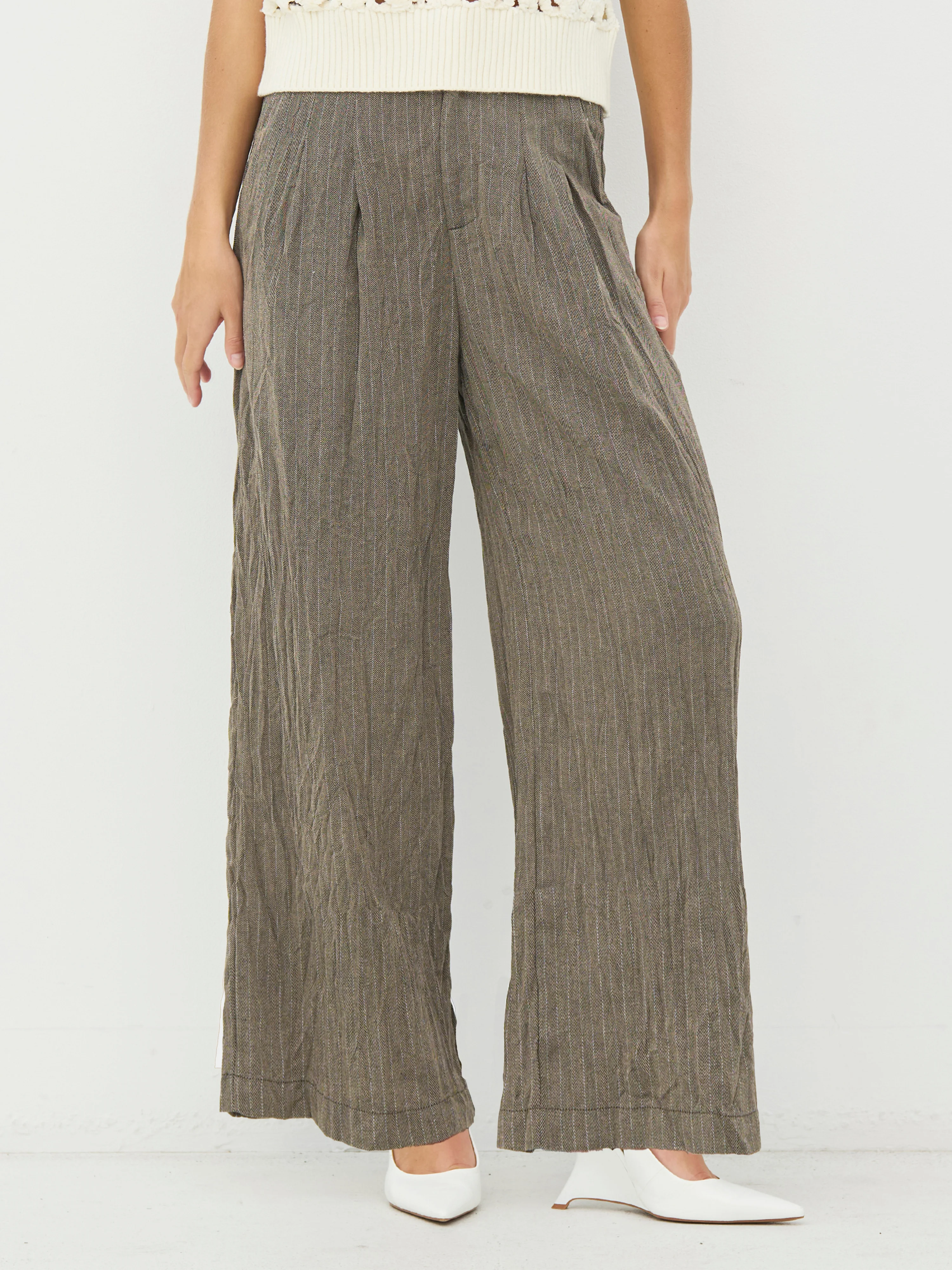 CYRIELLE Trousers - Black mix - Image 5