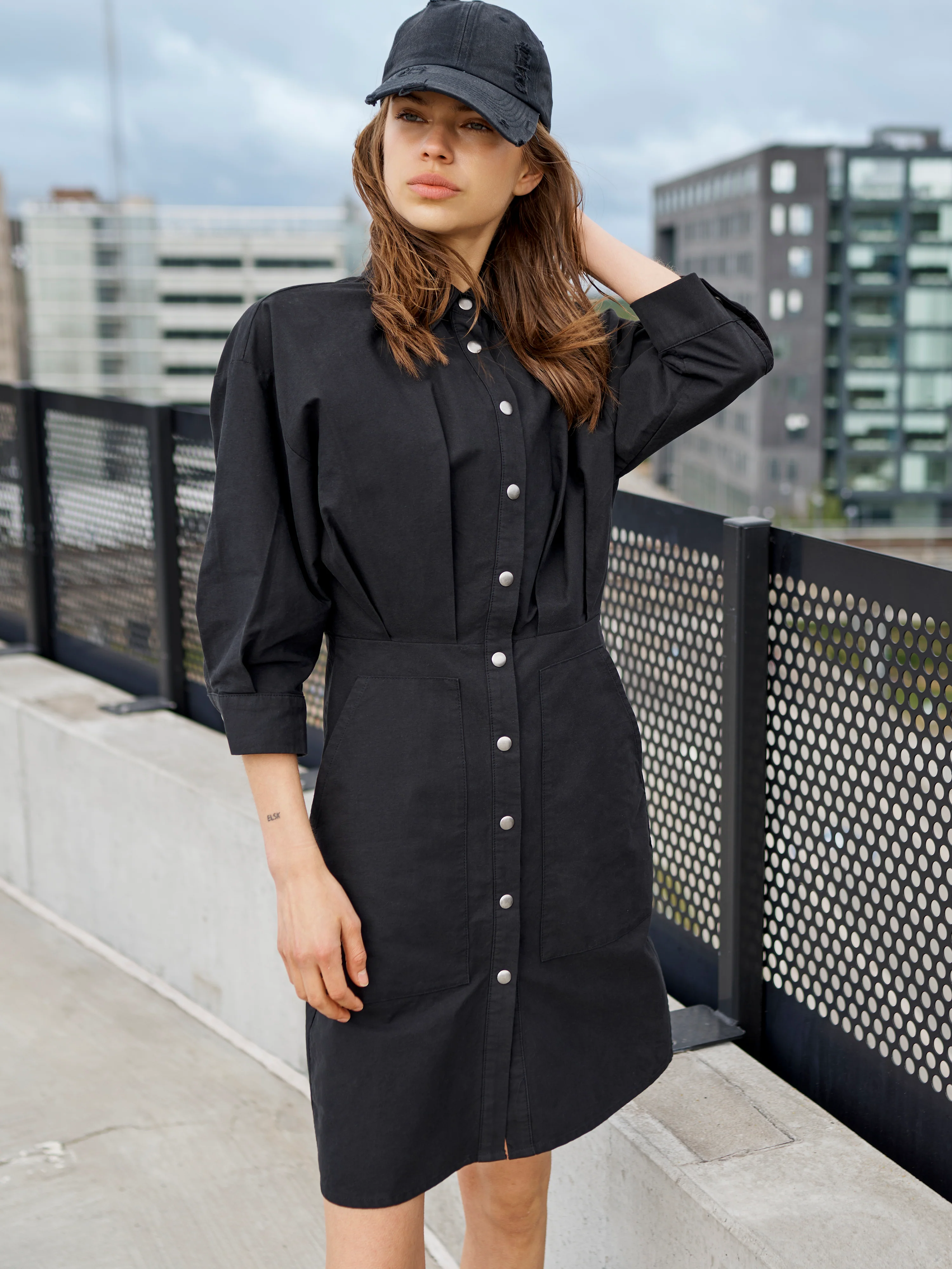 CASSIDY Dress - Black - Image 7