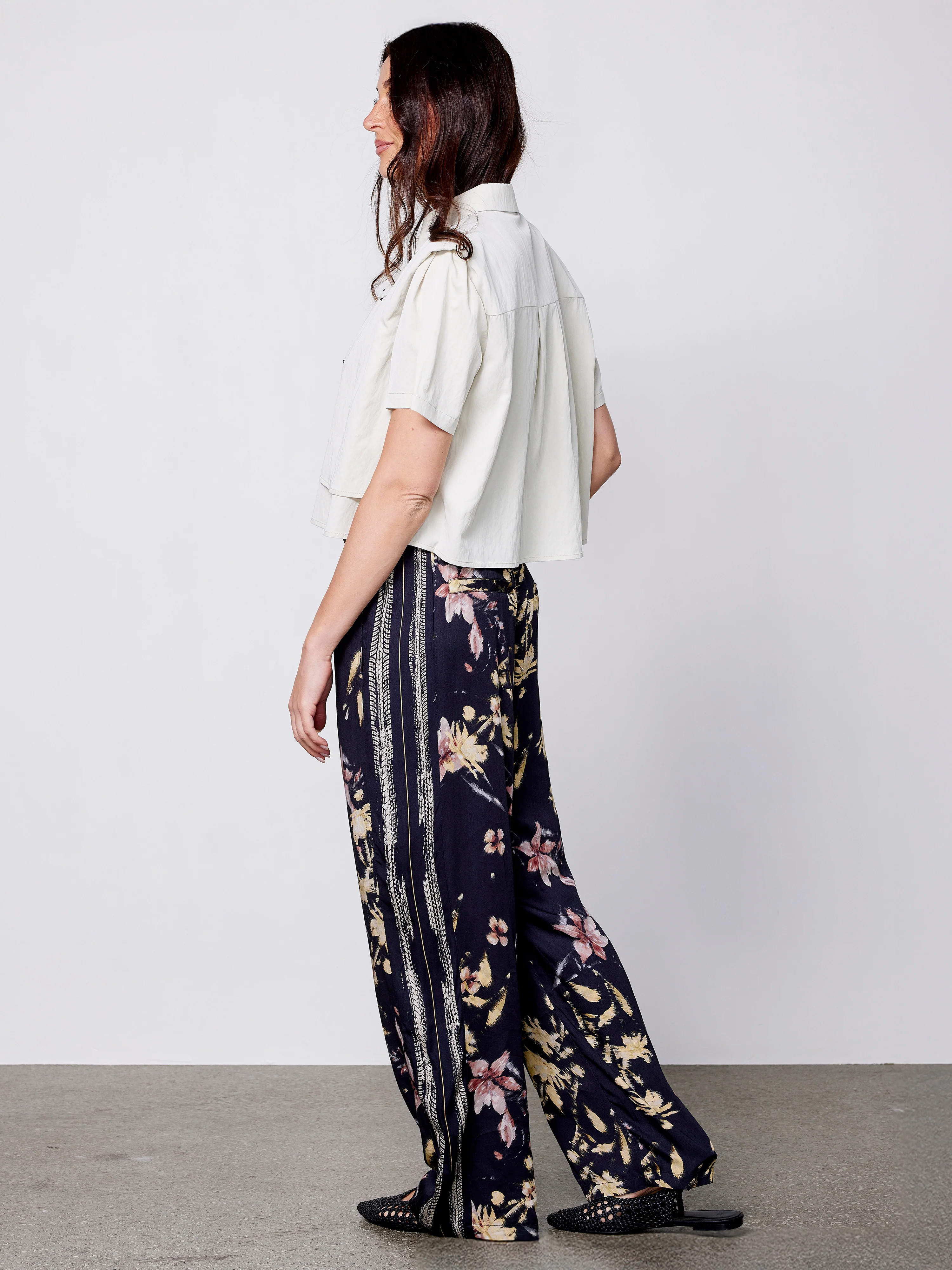CARA Trousers - Black mix - Image 5