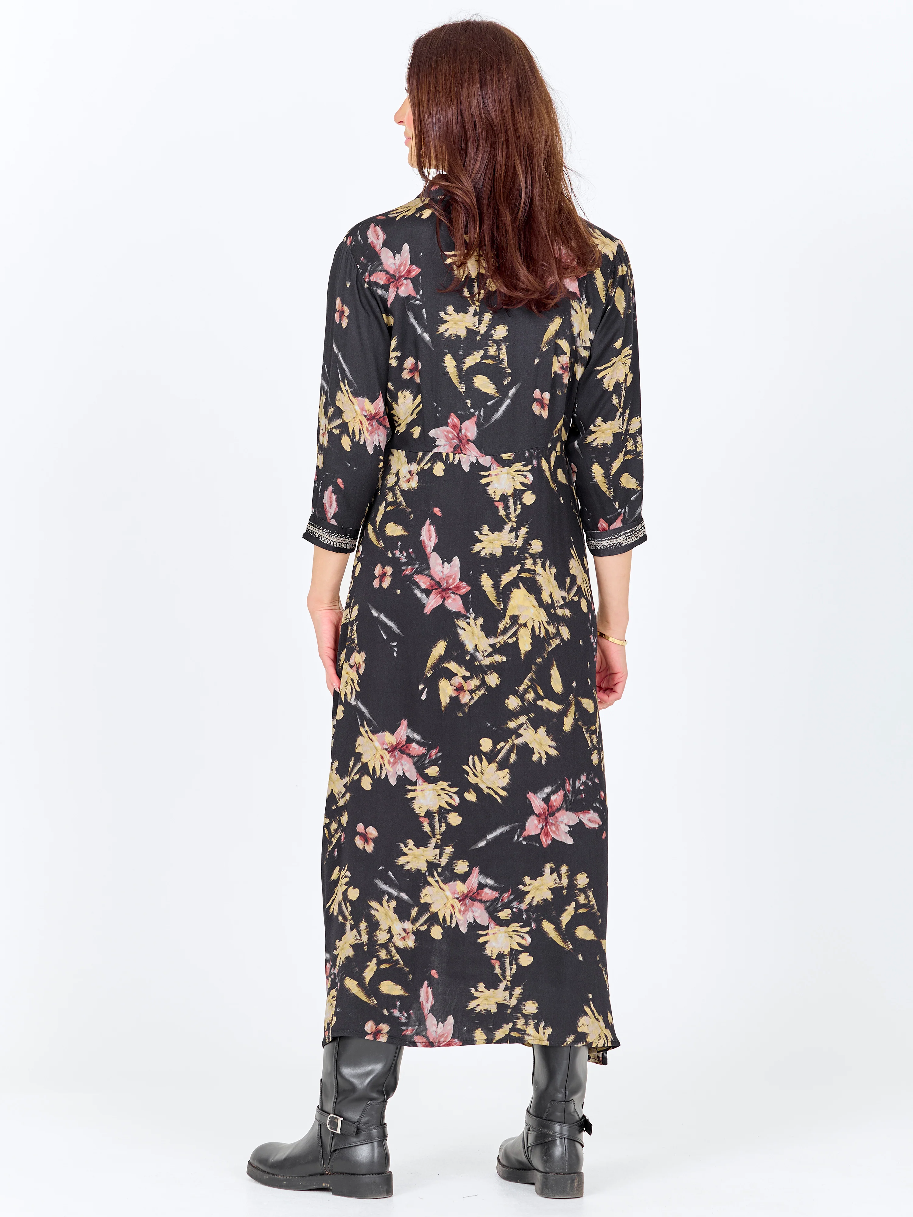 CARA Tunic dress - Black mix - Image 4