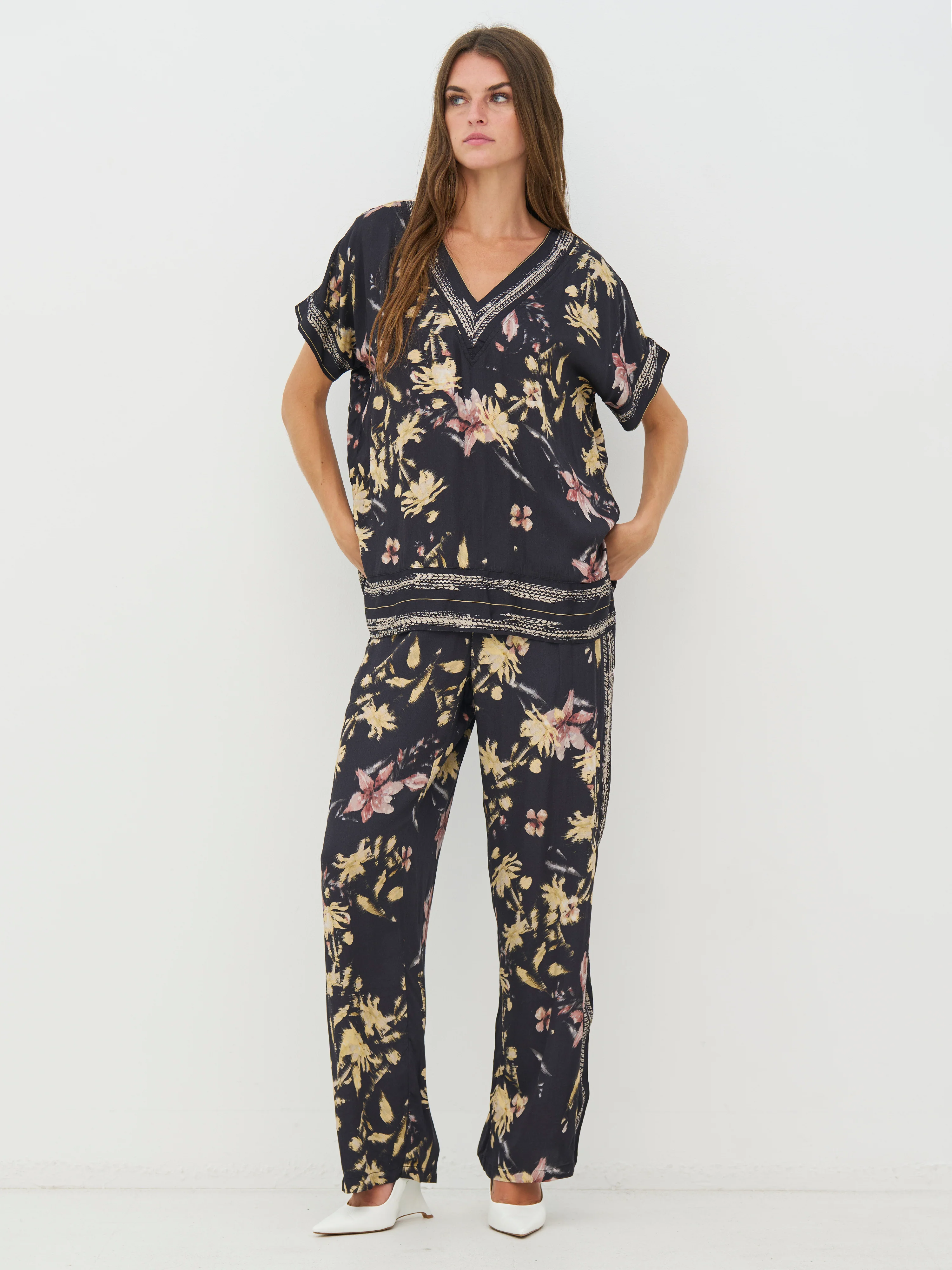 CARA Blouse - Black mix - Image 3
