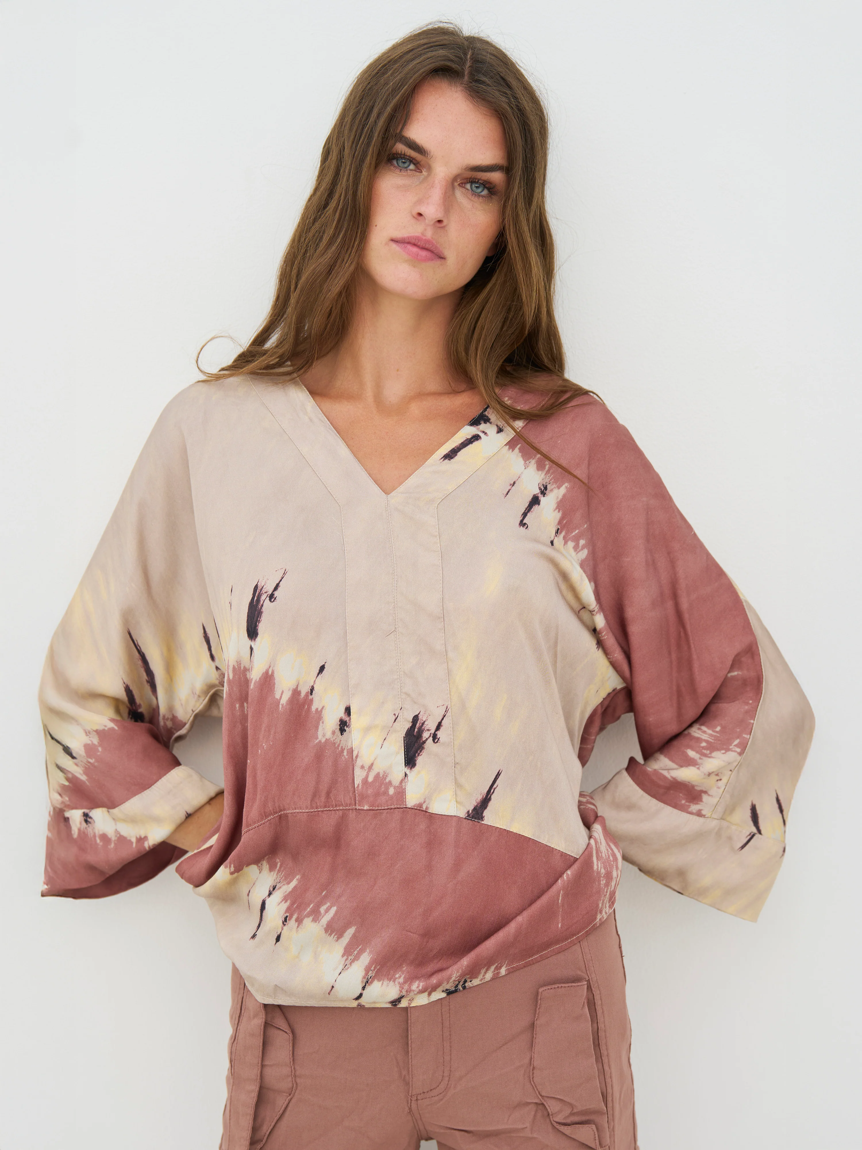 CEDAR Blouse - Marsala mix - Image 2